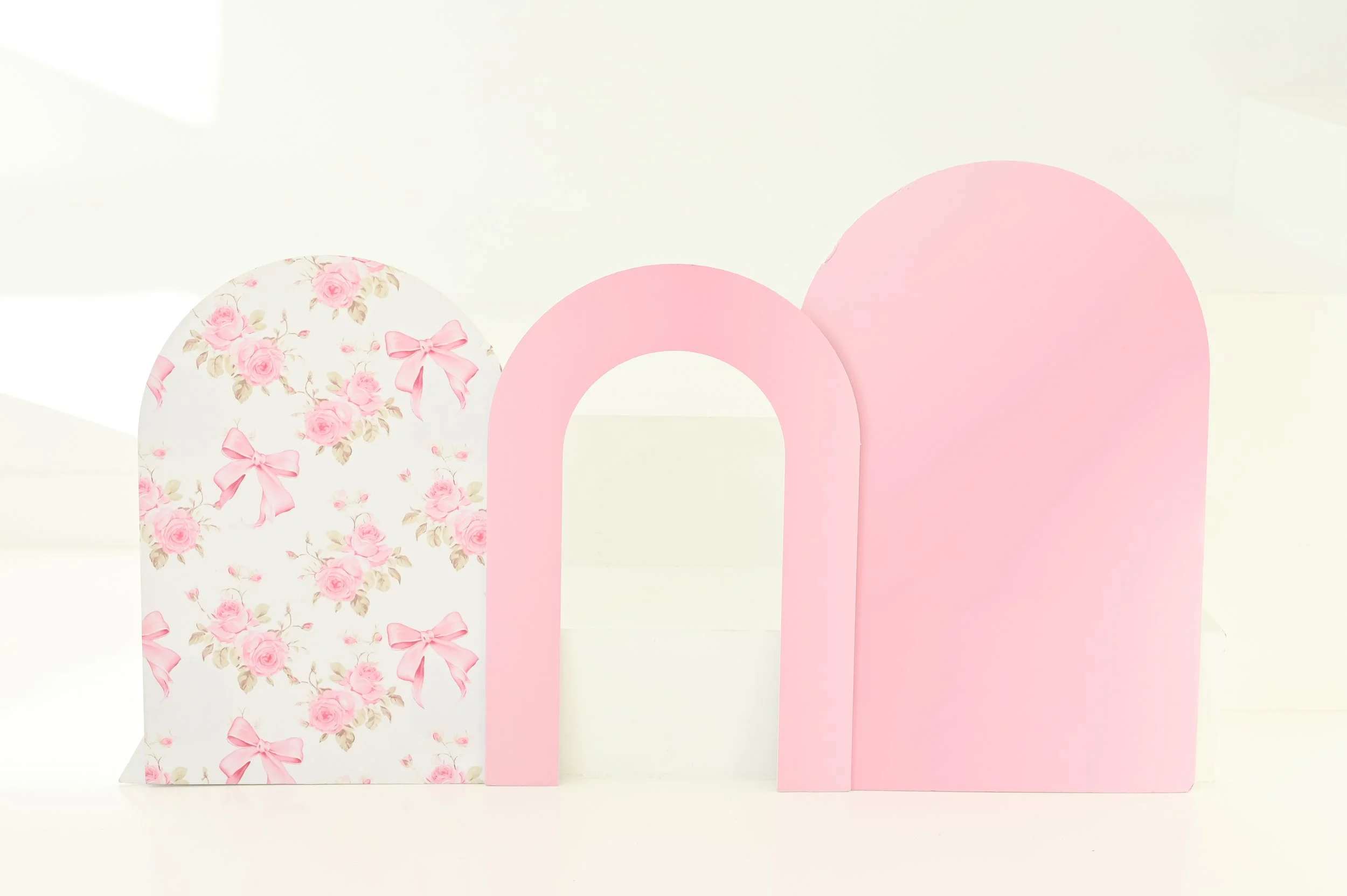 Pink Arch Trio Cut Outs