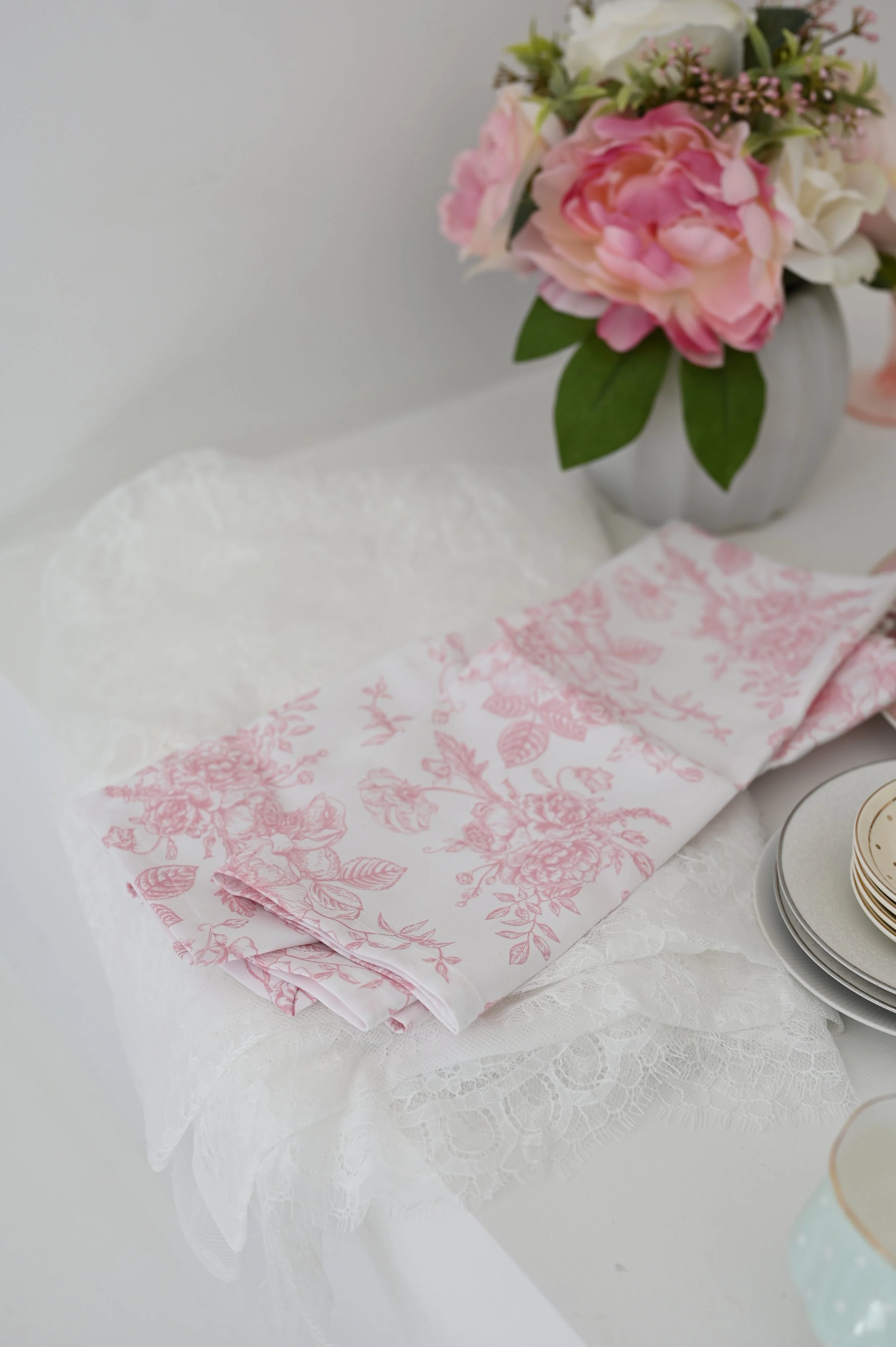 French Rose Table Napkin