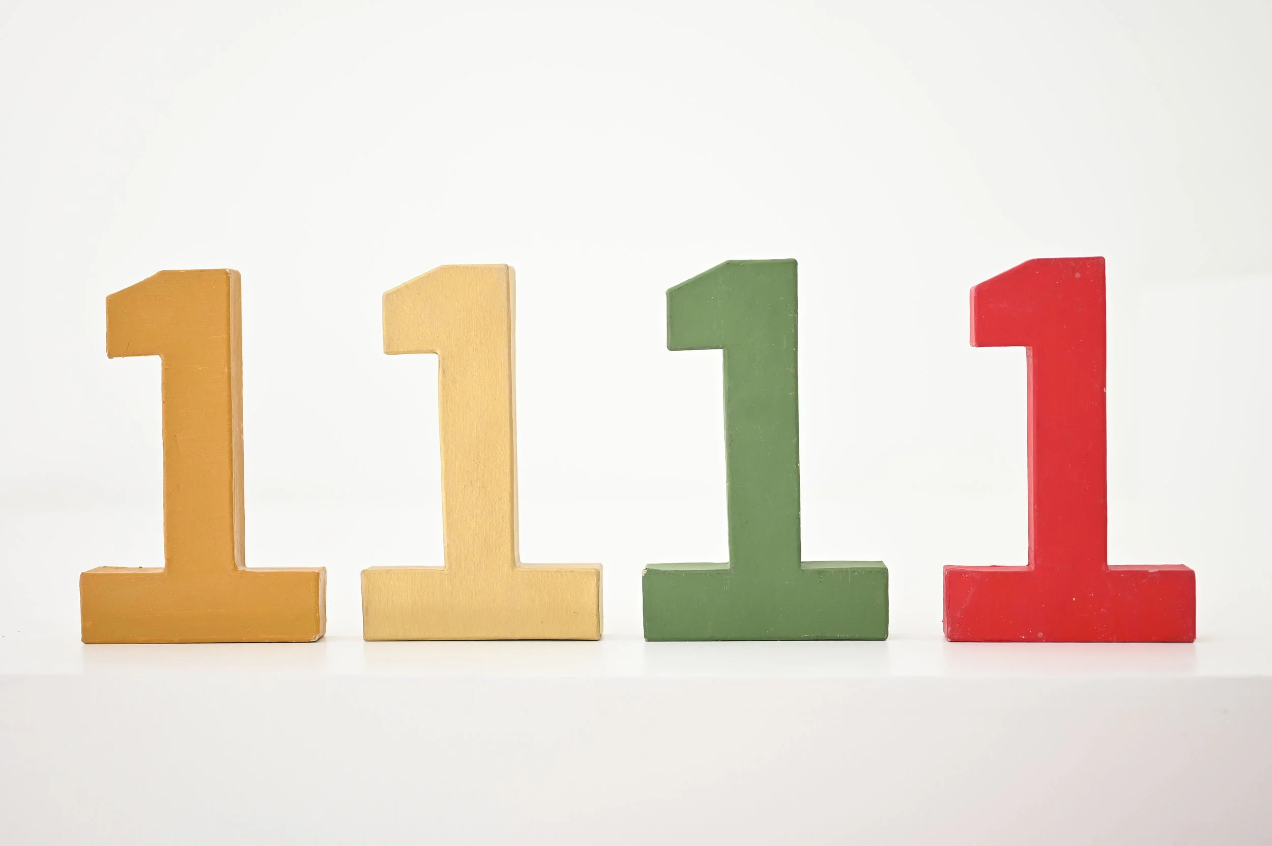 Number One Cardboard Cutouts