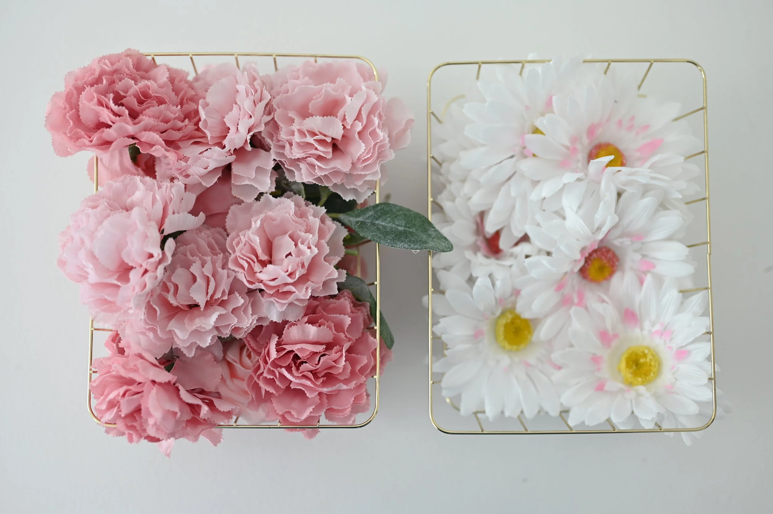 Rose Carnation & White Daisies