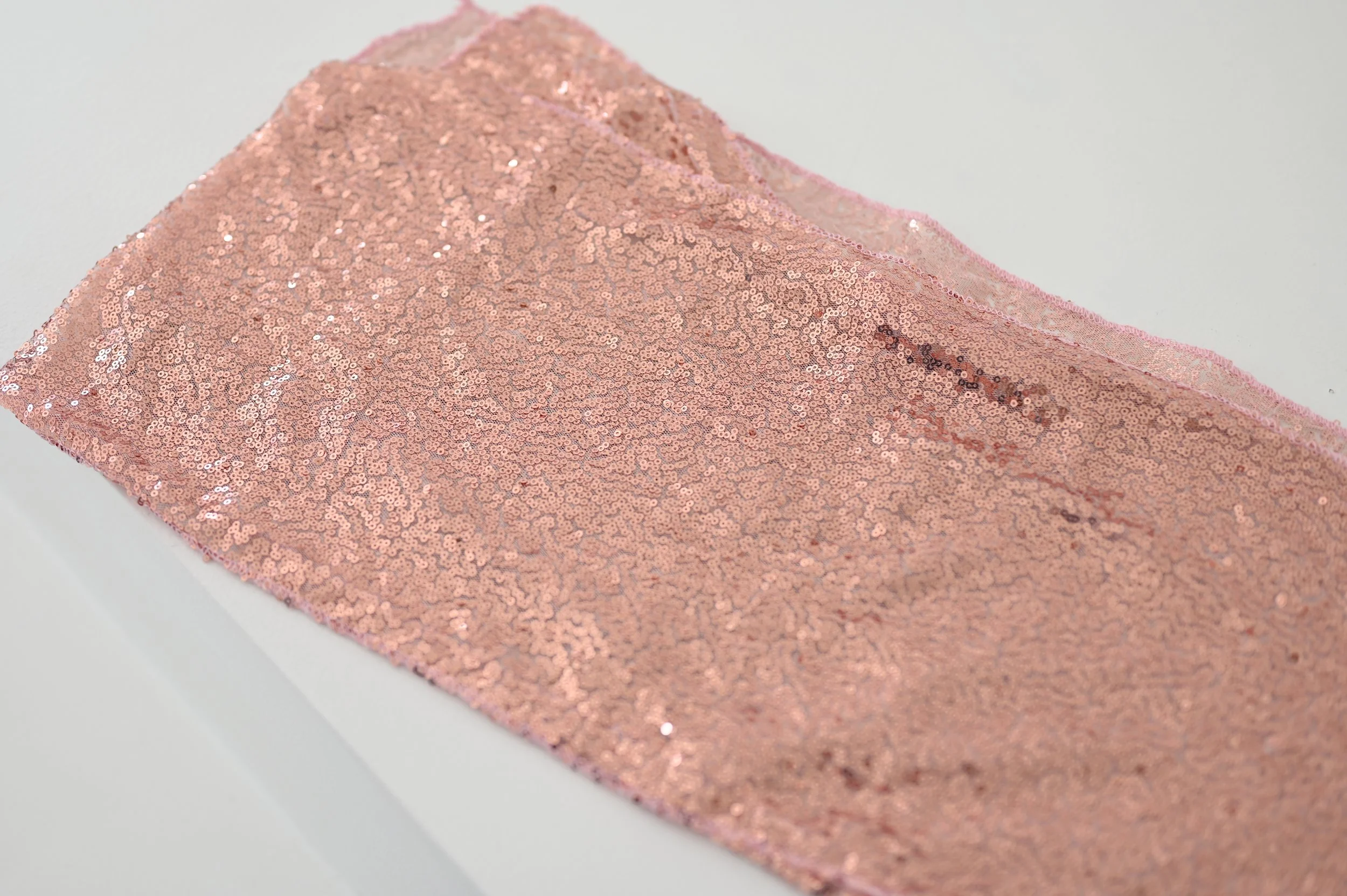 Rose Gold Sequin Fabric