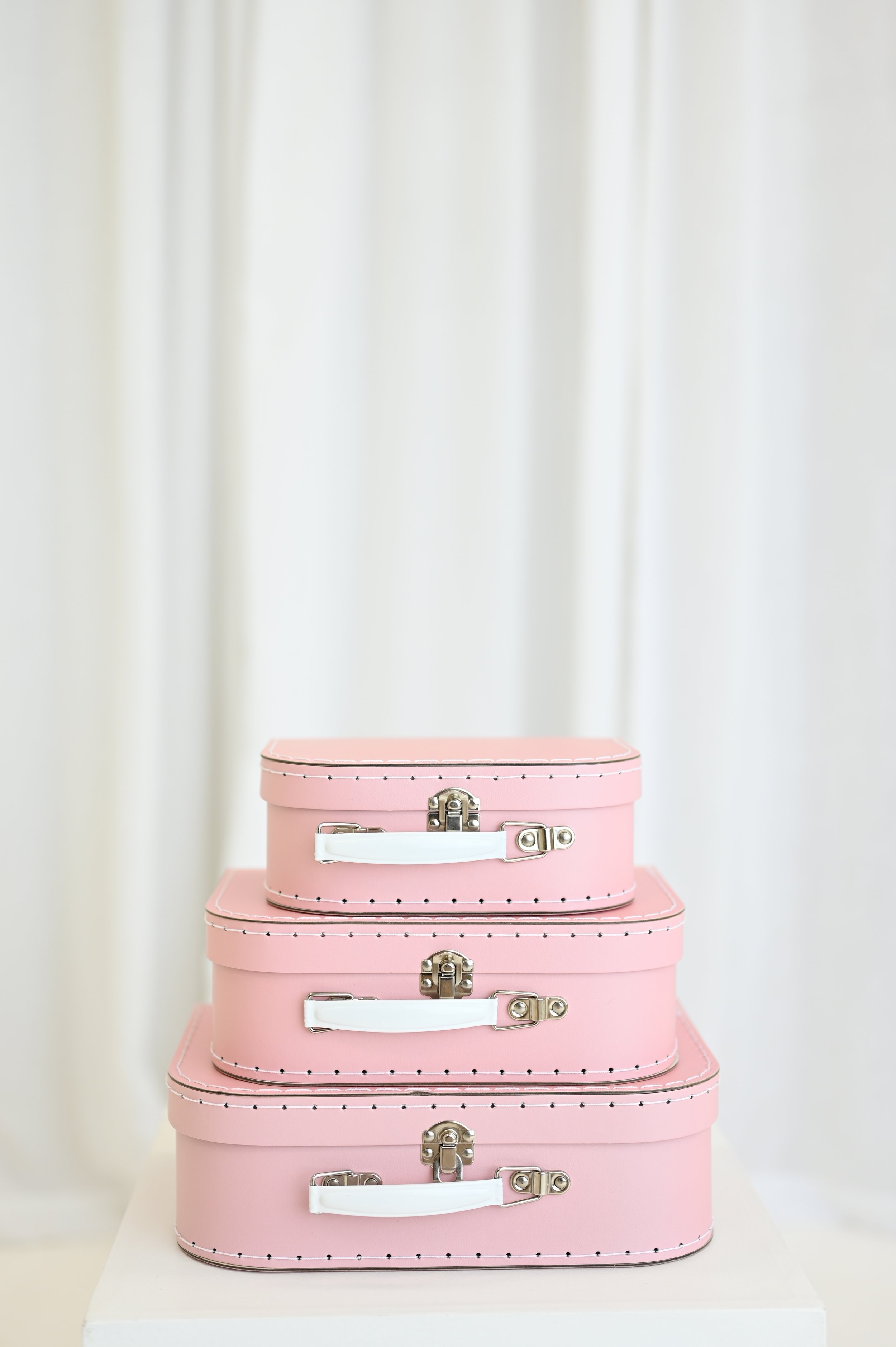 Vintage Pink Luggage 