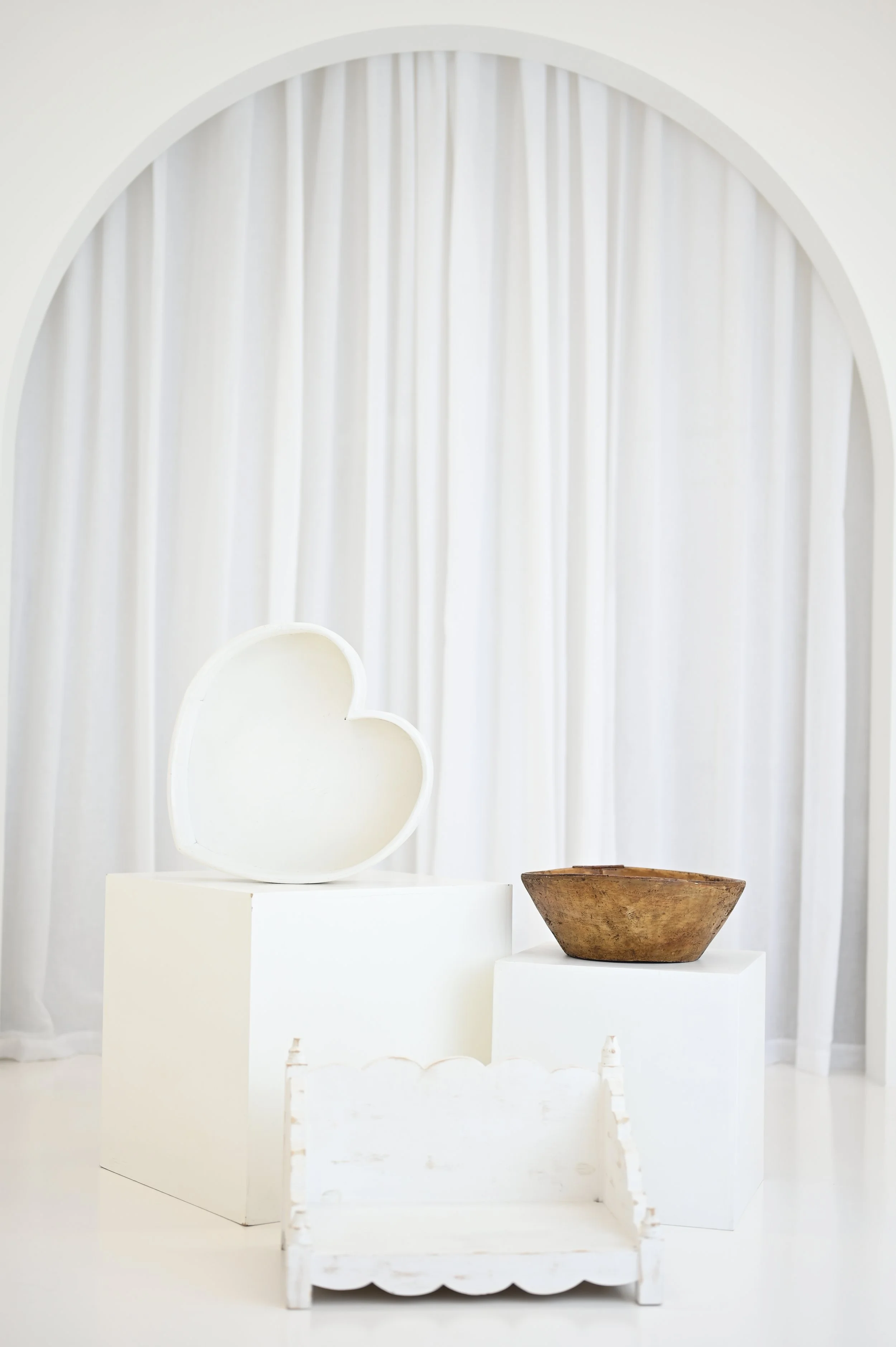 White Heart & Vintage Set