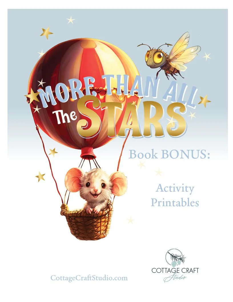 cover of activity book with a mouse in a basket