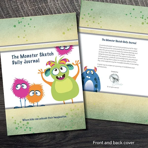 Children's Monster Themed Sketch Journal