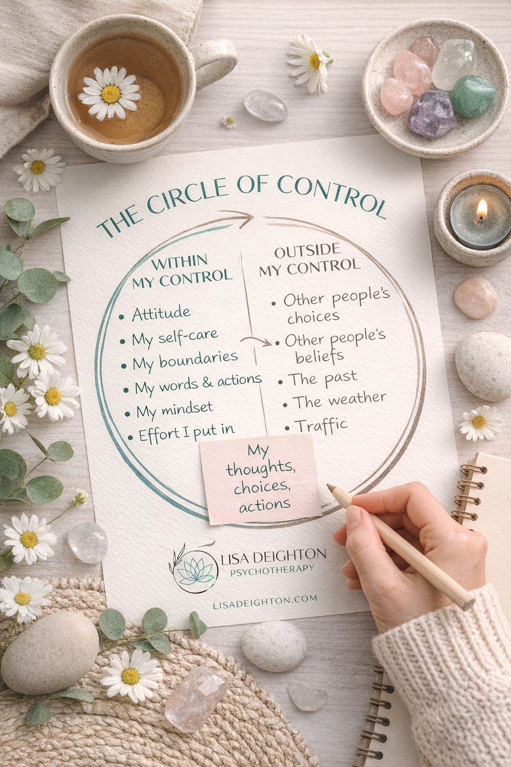 The Circle of Control: A Gentle Reminder to Focus on What You Can Influence