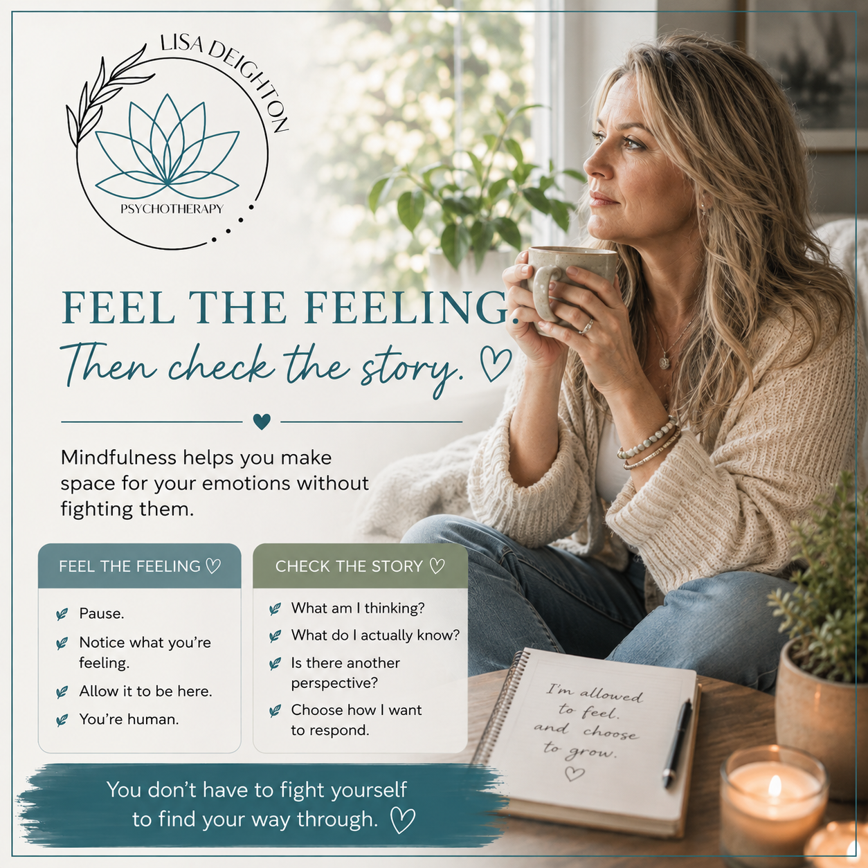Mindful Monday: Feel the Feel, Then Check the Story