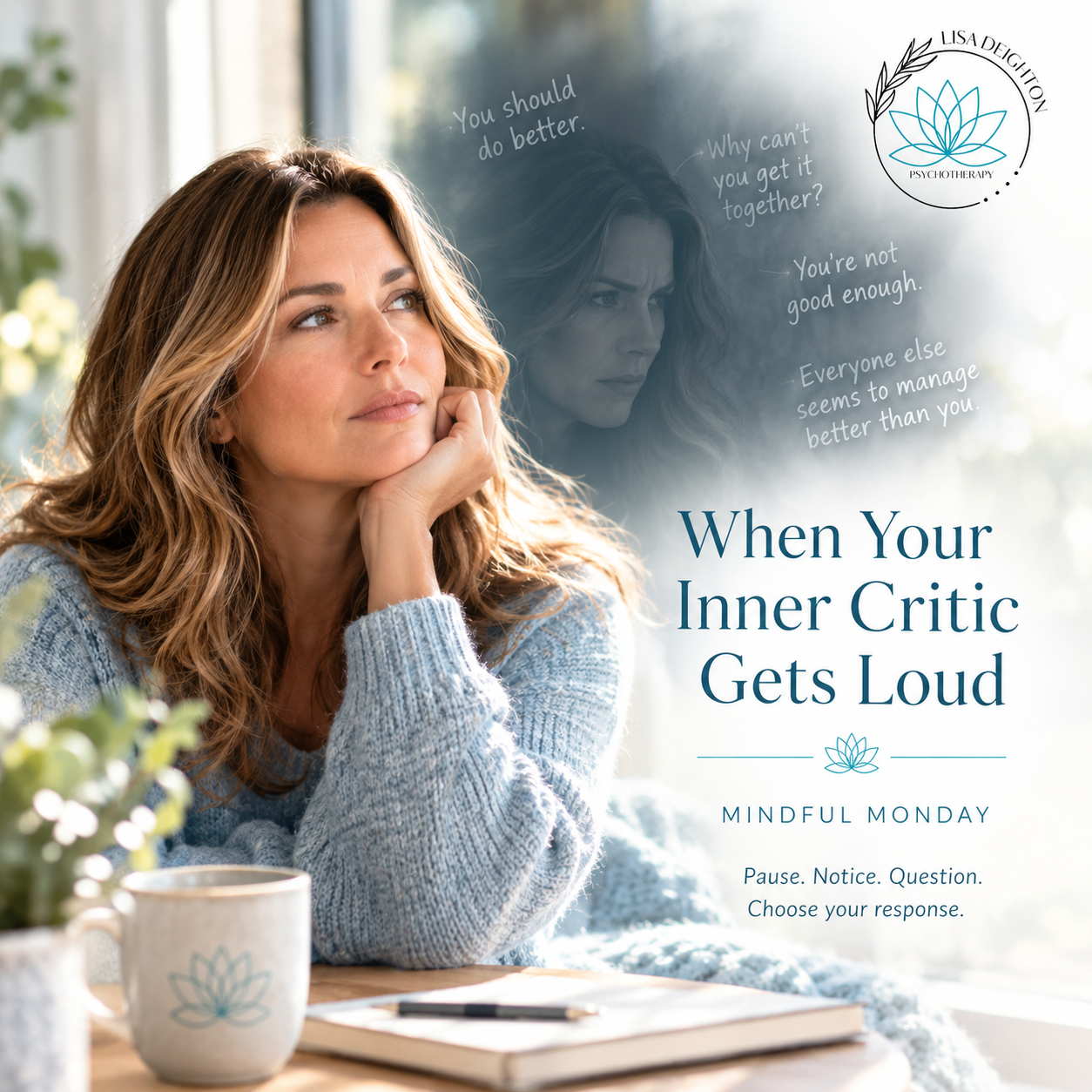 🌿 Mindful Monday: When Your Inner Critic Gets Loud