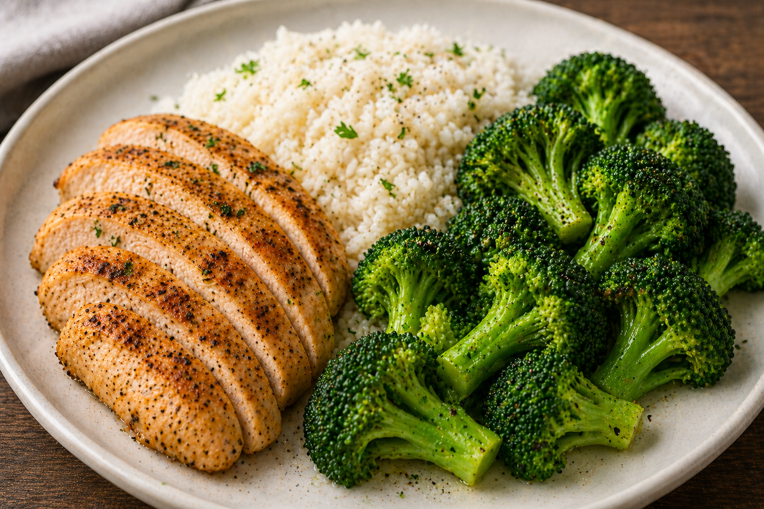 Chicken, Rice &amp; Broccoli 
