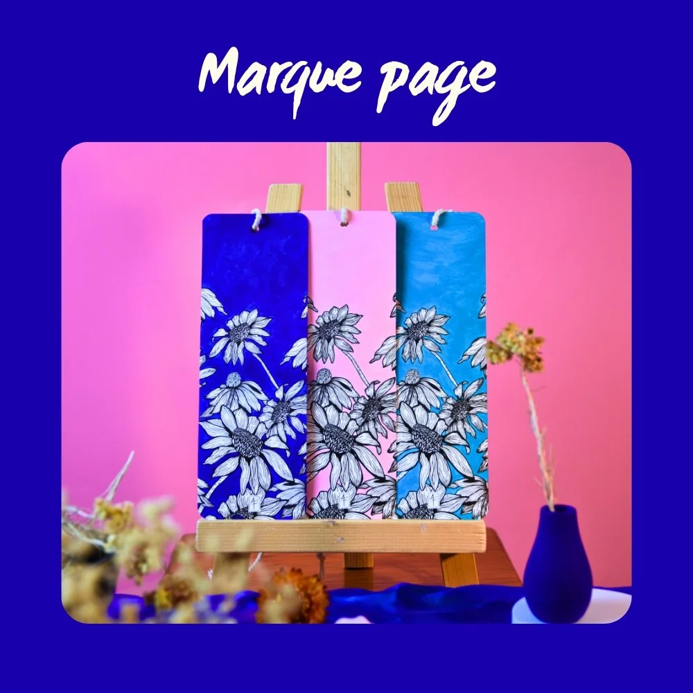 Marque page // Fleurs