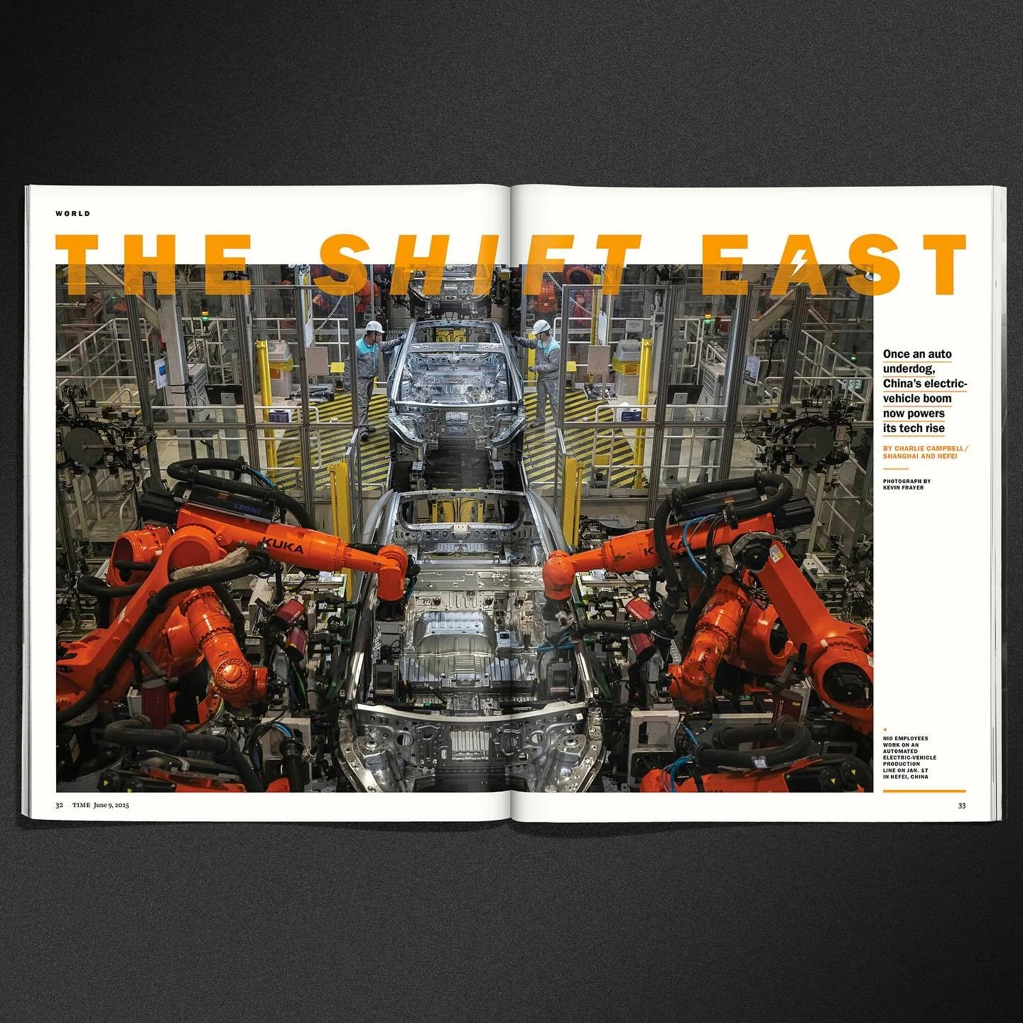 The Shift East
How China&rsquo;s electric vehicle boom powers its tech rise. 
for @Time
&mdash;
#graphicdesign #design #magazine #magazinedesign #editorialdesign #creative #printdesign #layoutdesign #artdirection #creativedirector #typography #design