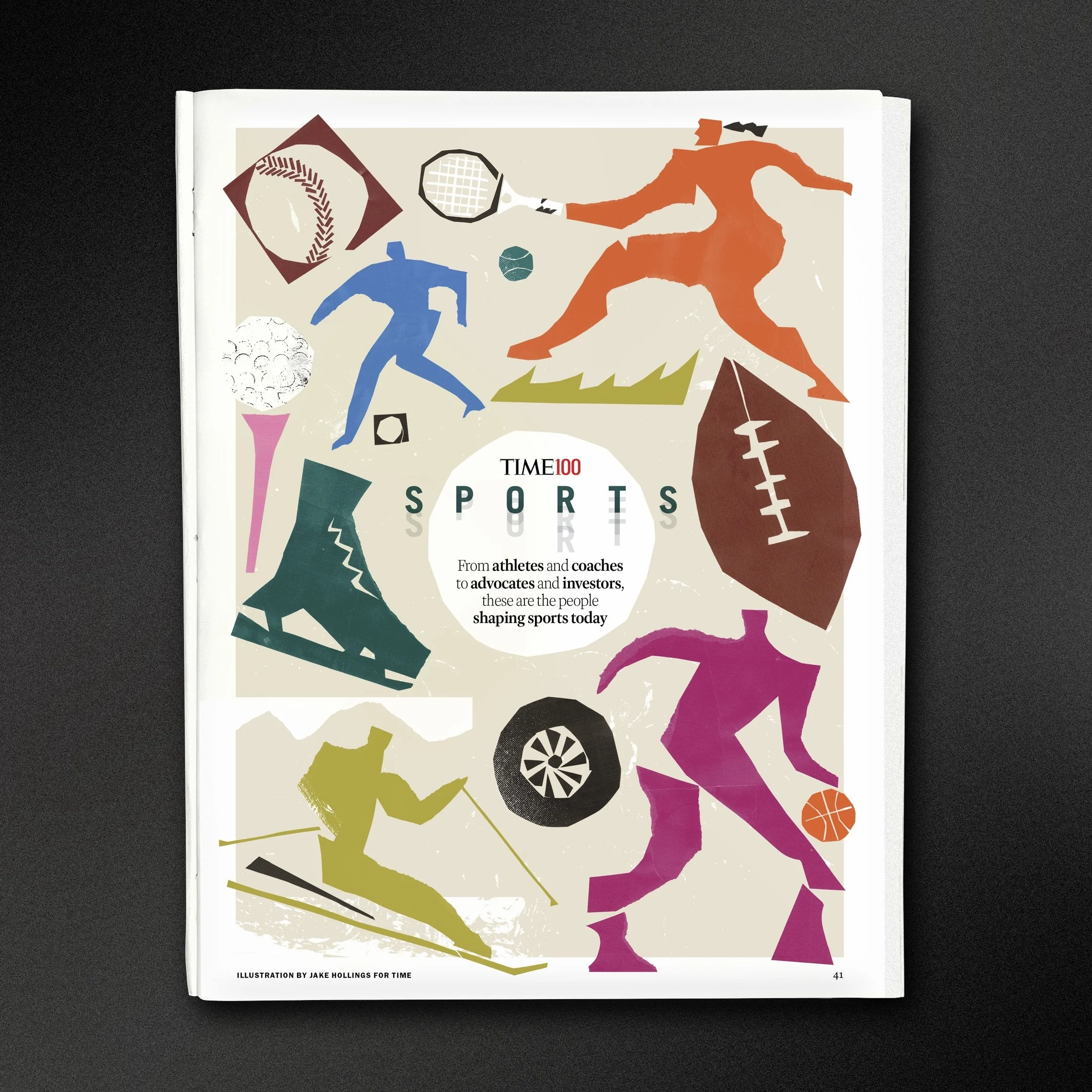 TIME100 Sports
From athletes and coaches to advocates and investors, these are the people shaping sports today.
For @Time&nbsp;
Illustrations by @jake.hollings
@LeBron portraits by @mark.c
&mdash;
#graphicdesign #magazinedesign #LebronJames #TIME100s