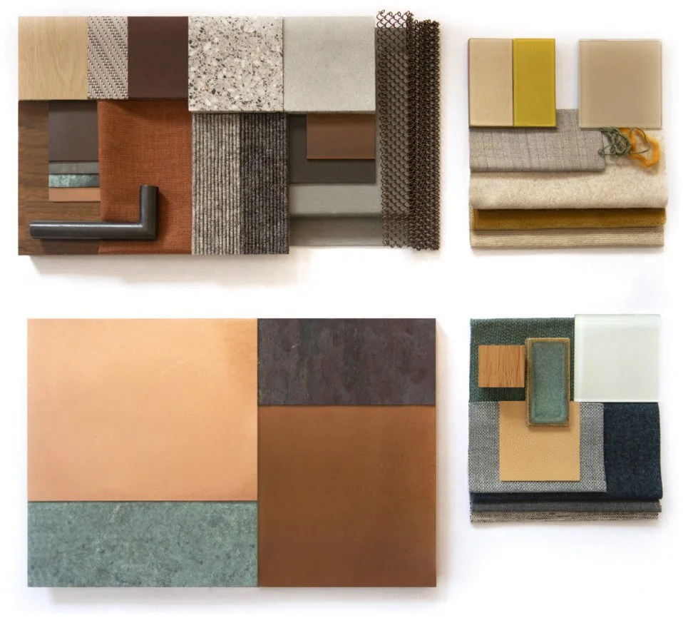 Material Palette: Rich, weighty materials that evolve over time.