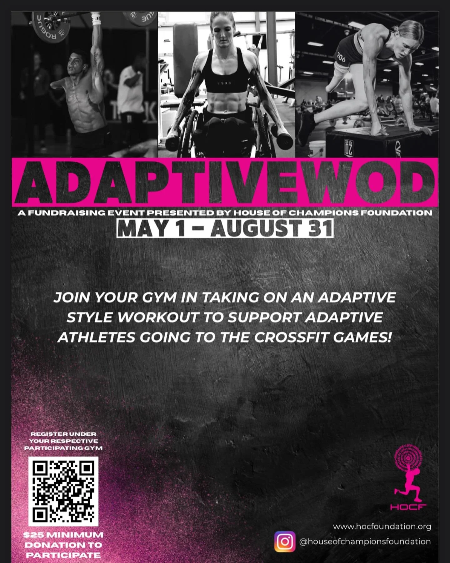 Hey y&rsquo;all,

We&rsquo;re down to the last 6 weeks before this year&rsquo;s adaptiveWOD, and we could really use your help to make it bigger and better.

Last year was our first time hosting this event, and with the support of around 10 awesome g