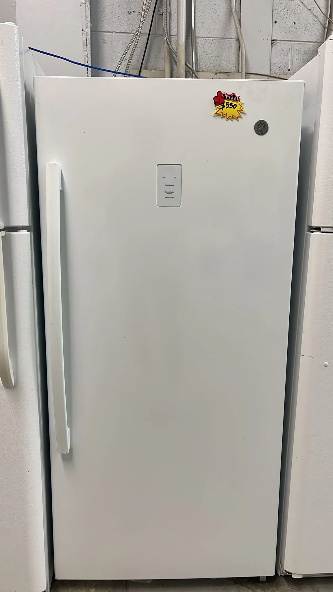 Used Freezer white 28" GE FUF14SMRWW
