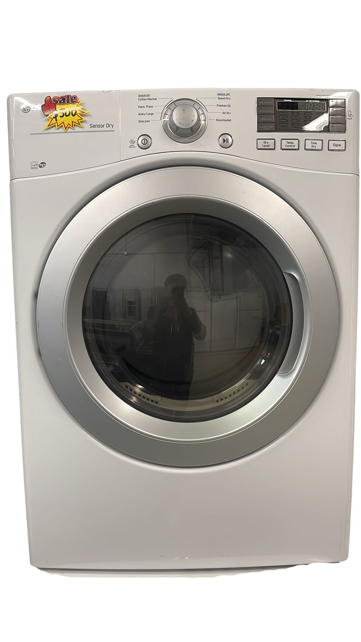 Used Dryer front load 27" Dryer LG DLE3170W Stackable