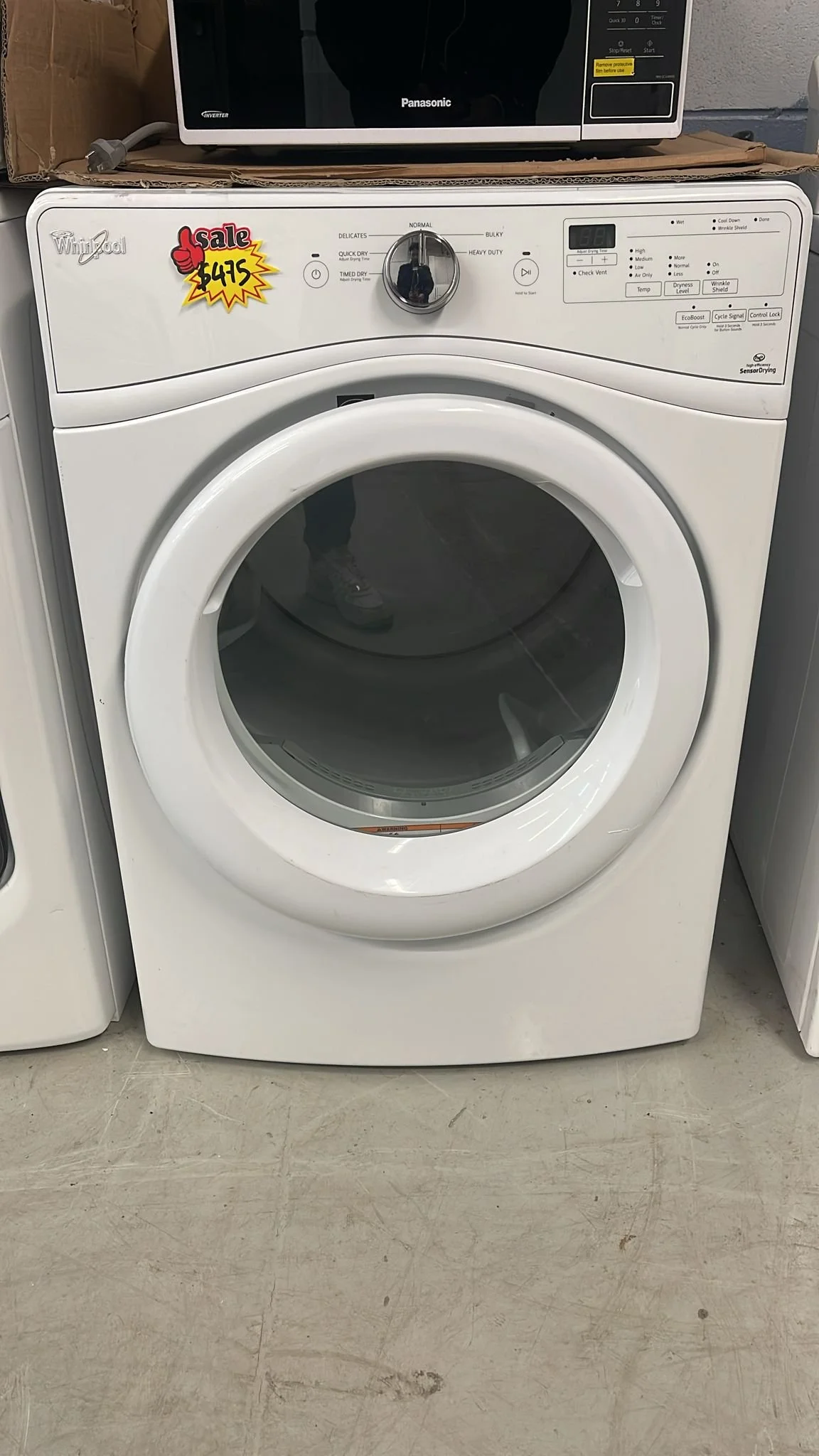 Used Dryer front load Stackable 27" Whirlpool  YWED75HEFW