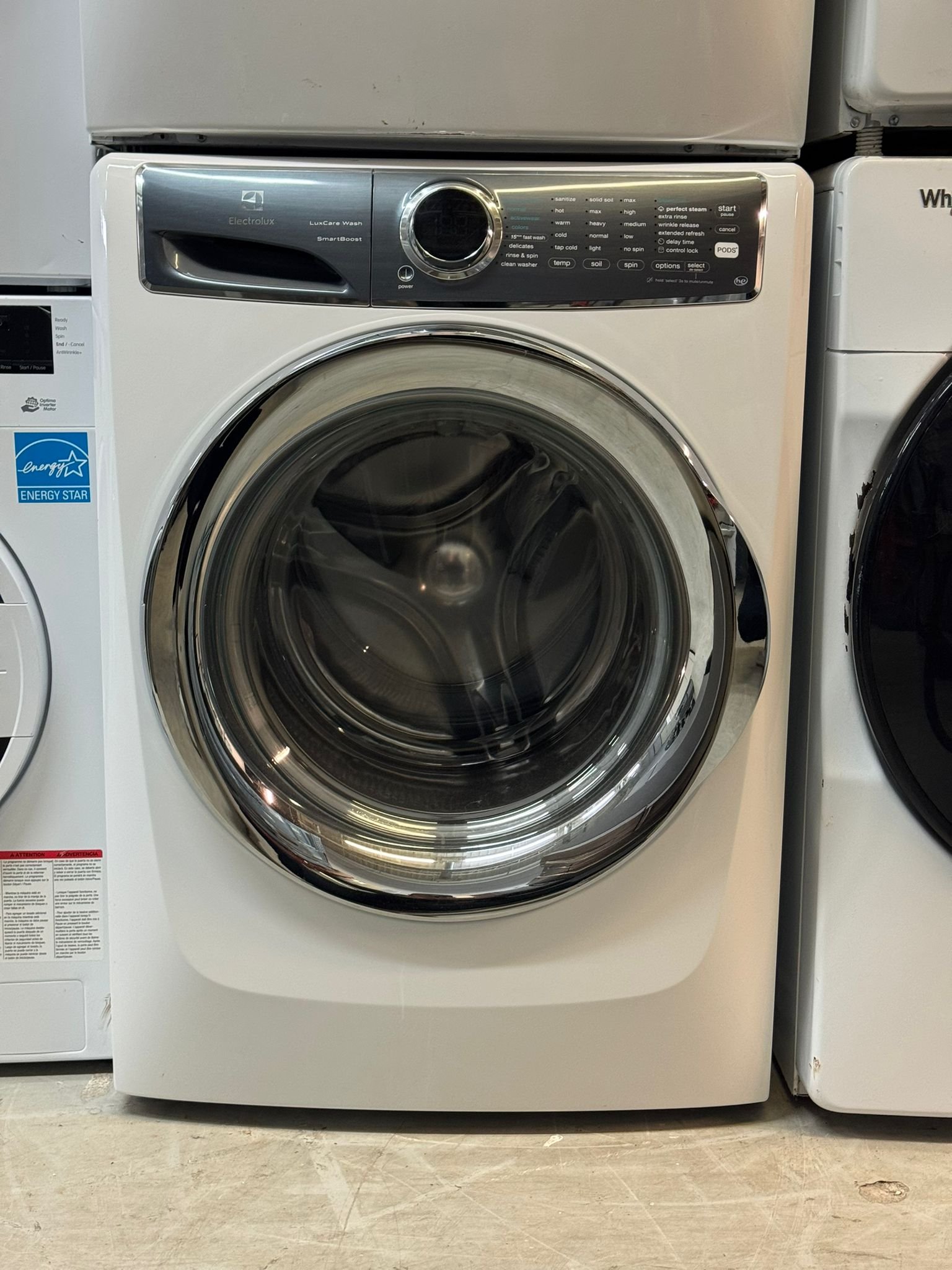 "Used Washer front load Stackable 27