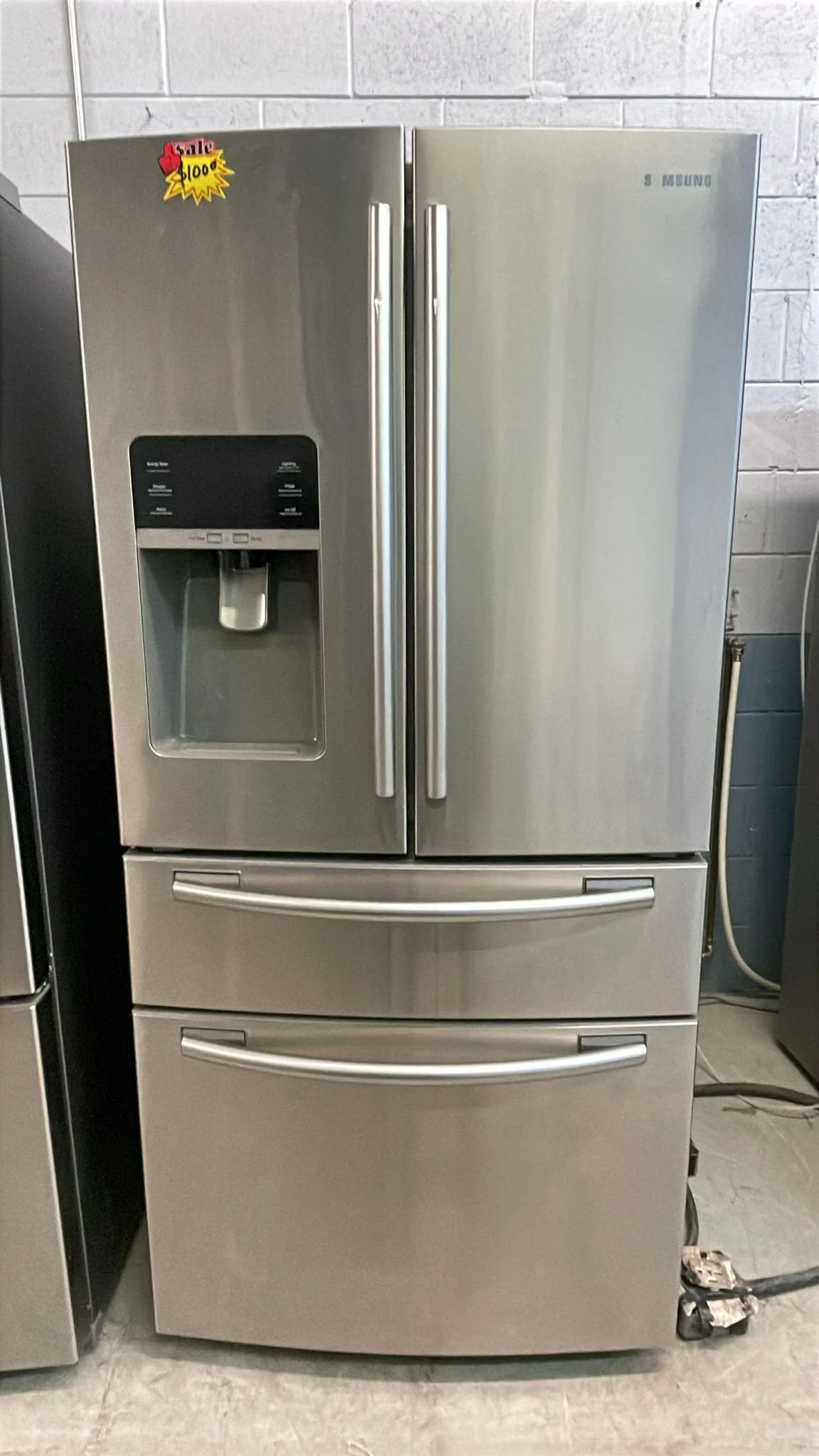 Used Refrigerator Stainless French door 33" Samsung RF4267HARS