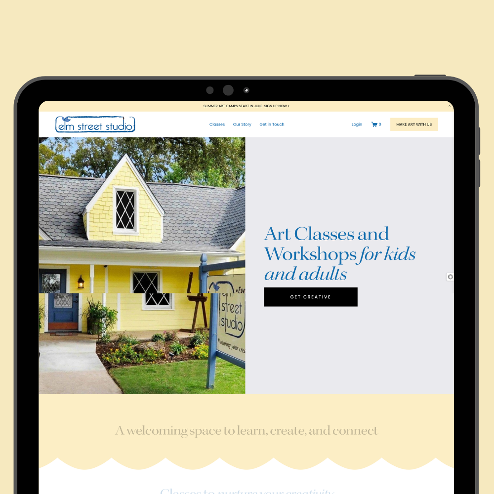 Behind the Build: A Website Glow-Up for Elm Street Studio