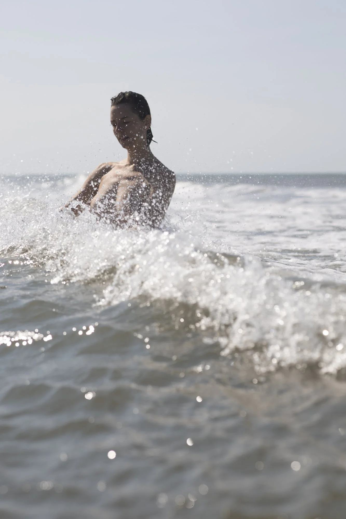 danse libre avec la vague