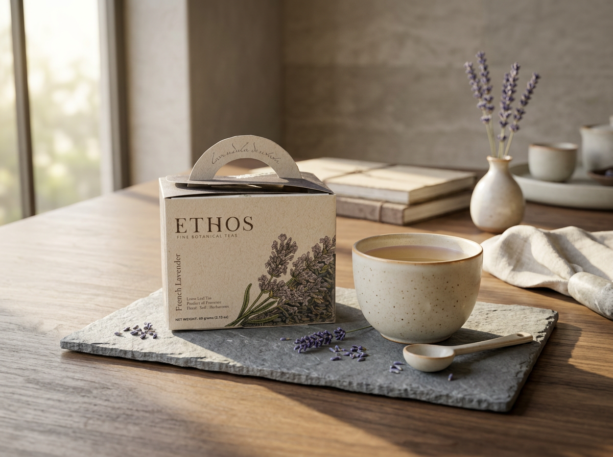 Firefly_Gemini Flash_Use the provided product photograph as the exact source image. Keep the tea package c 5150-2.png