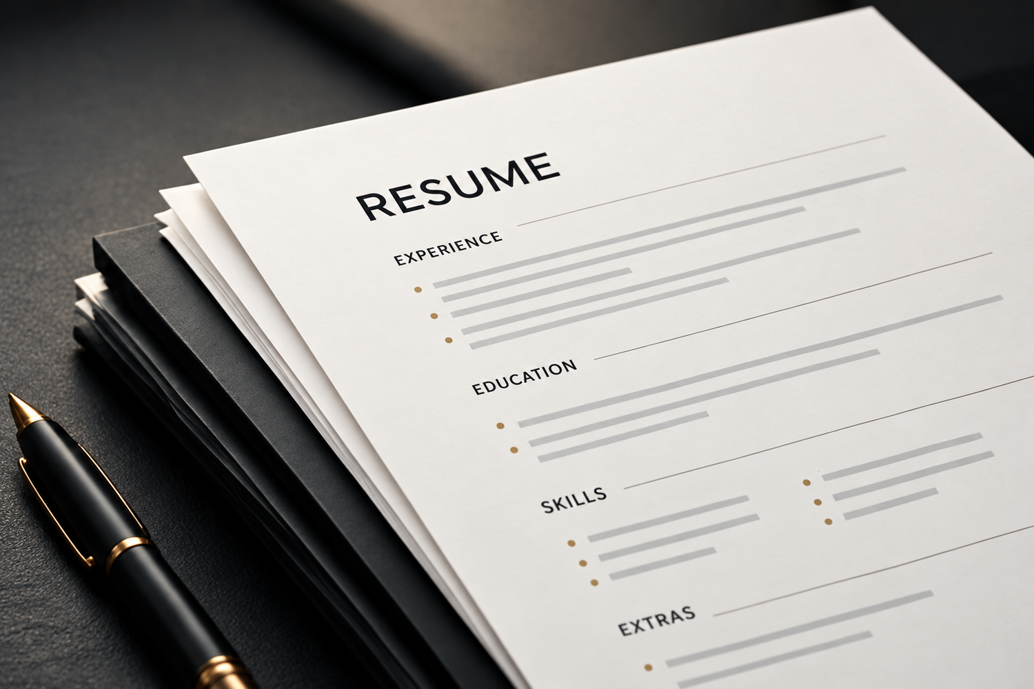 Professional resume document representing Princive resume guides