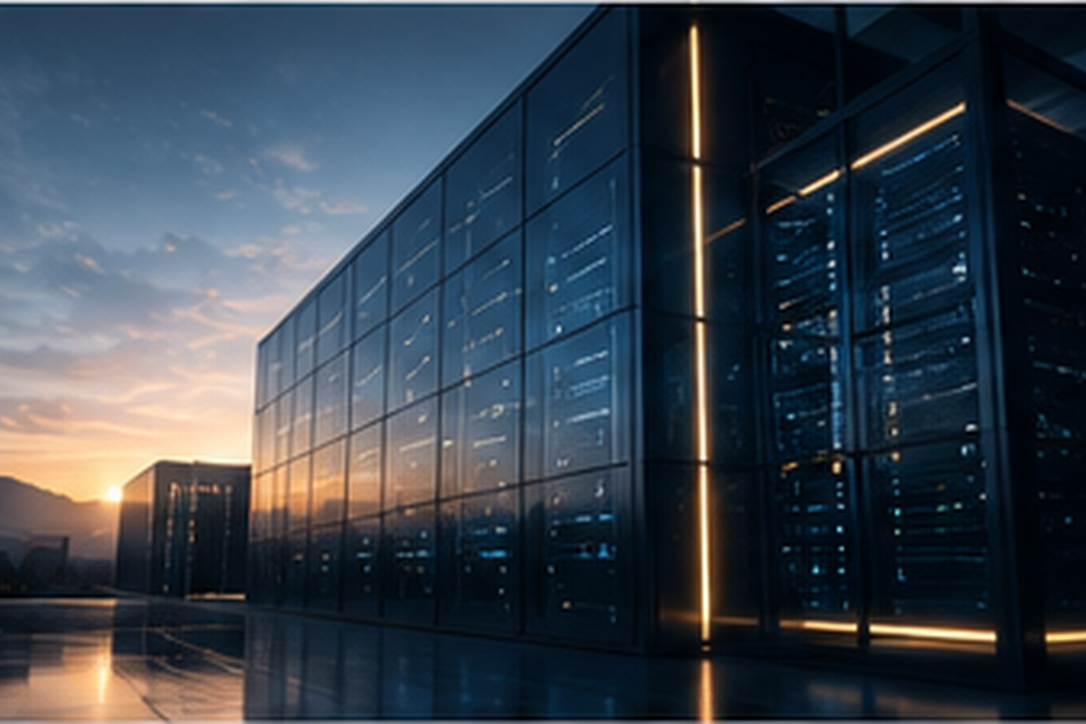 Modern computing architecture representing applicant tracking systems and hiring technology