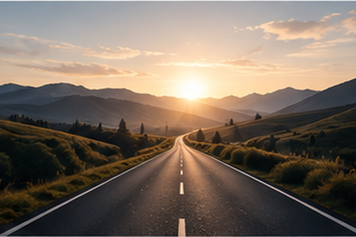 Road toward the horizon representing job search and finding new opportunities