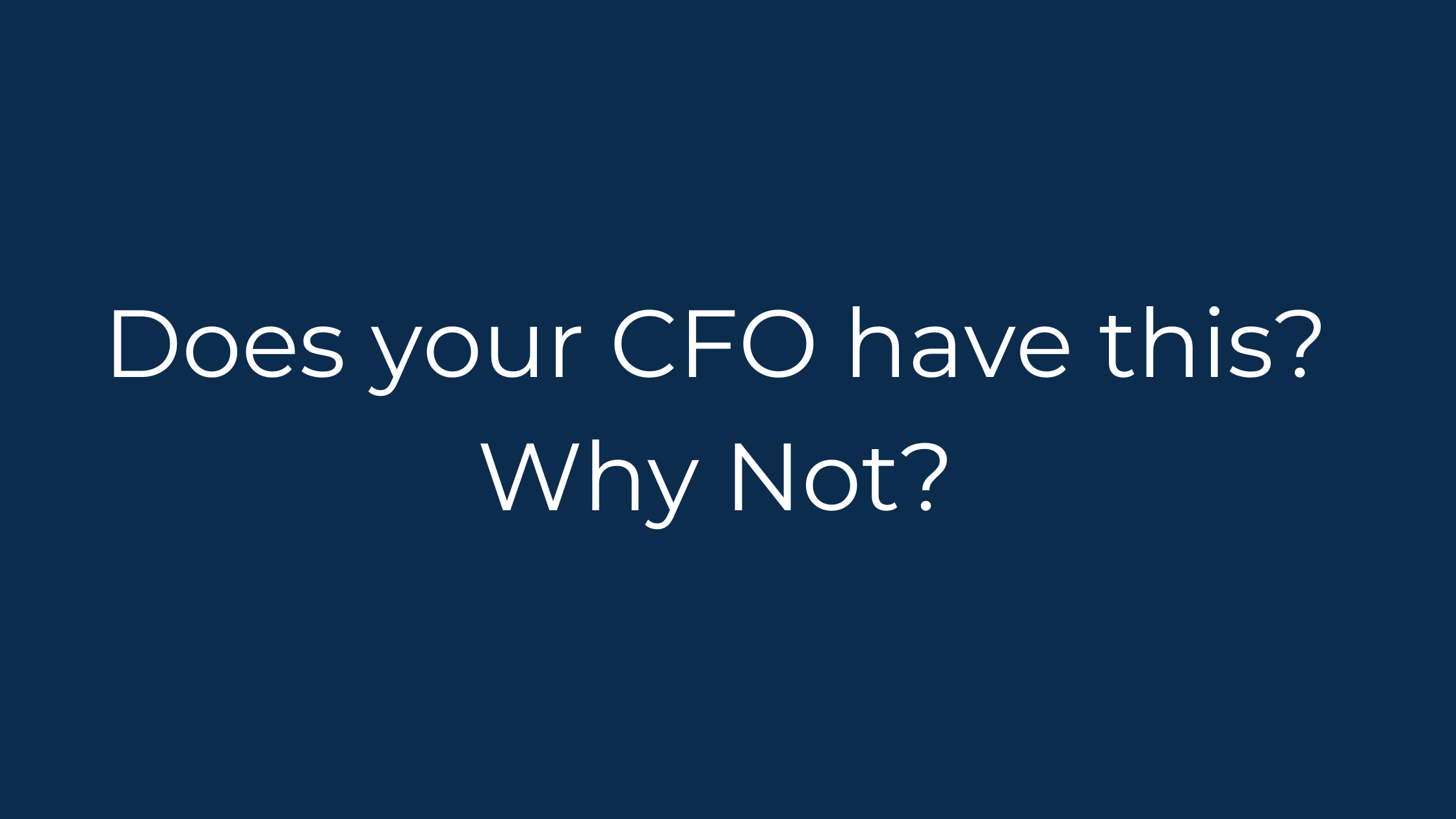 What a CFO Should Know Before Approving a Technology Investment