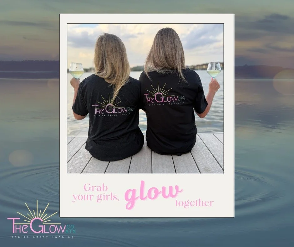 Because everything&rsquo;s better bronzed &mdash; especially with your besties! Grab your girls and glow together!

📍Mobile tans | Book your girls&rsquo; night glow with The Glow Co. ATX

#theglowcoatx #spraytan #girlsnight