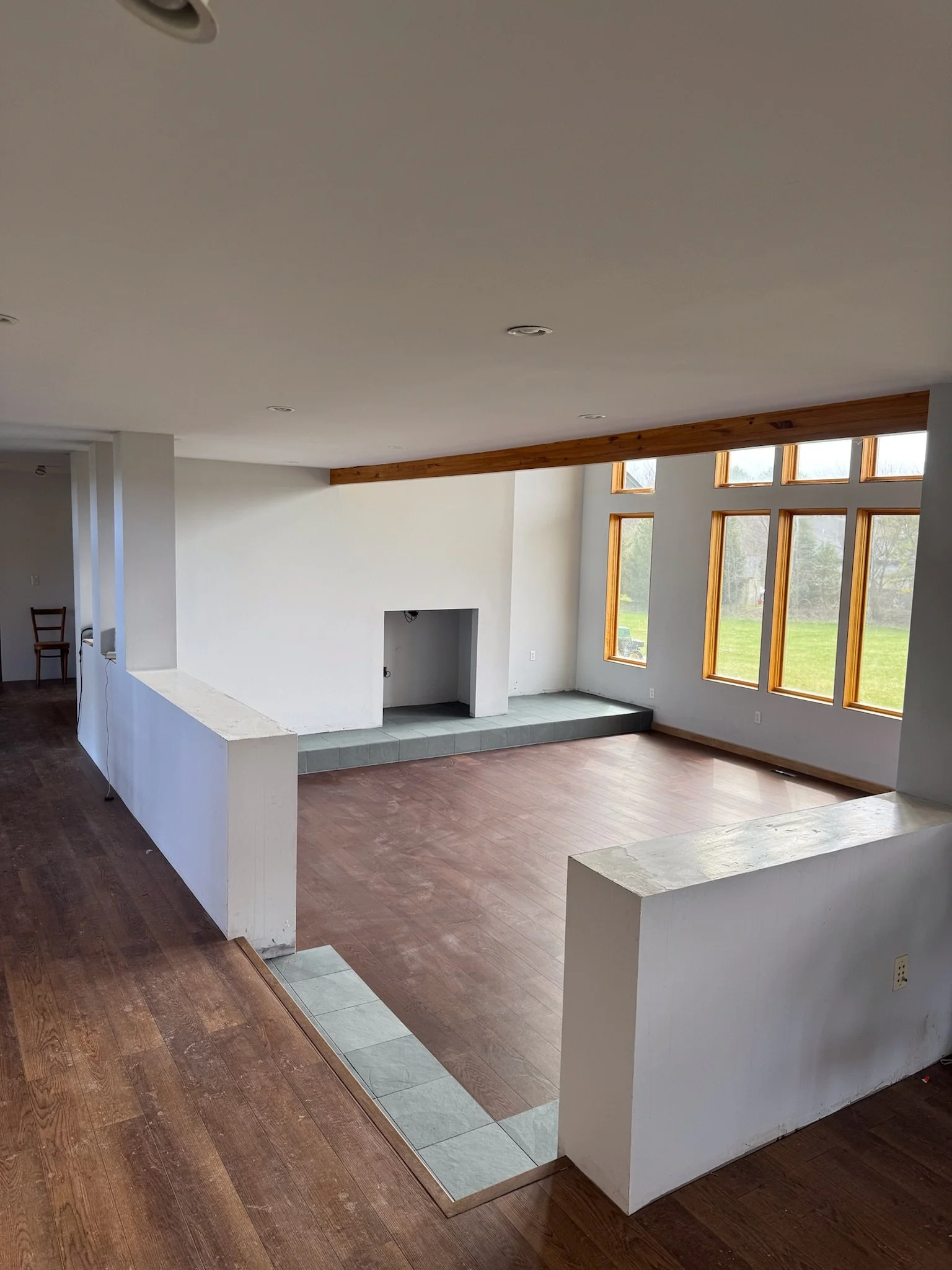 hardwood flooring installation Dayton Ohio modern home with natural lighting open layout