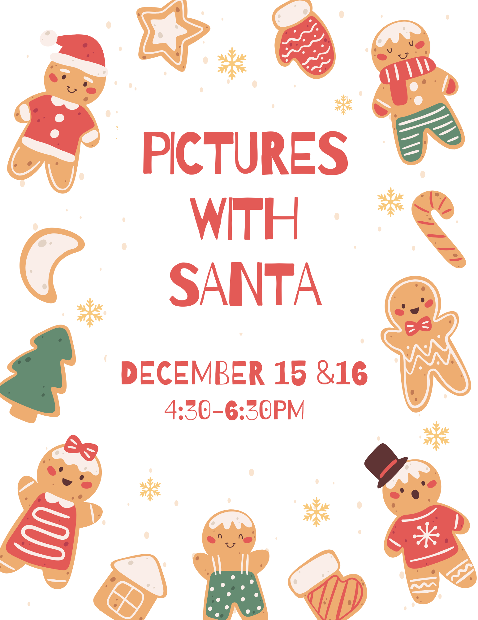 Pictures w/ Santa