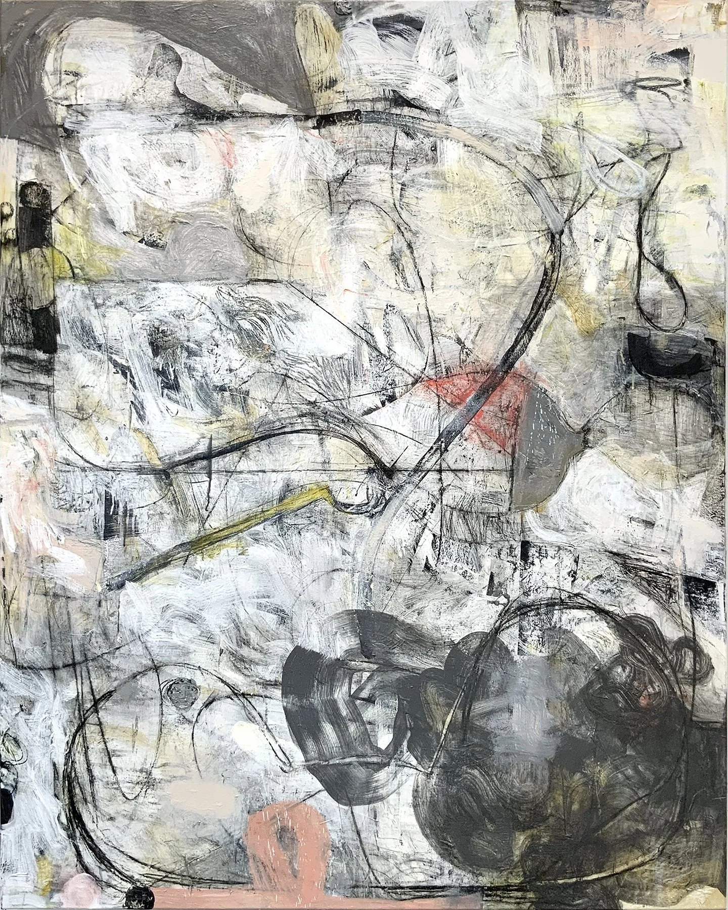 FILM NOIR 60" x 48" 
Mixed media on canvas
(SOLD)