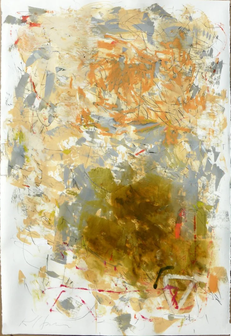 VIRGA 40" x 26"
Acrylic and oil on Arches paper