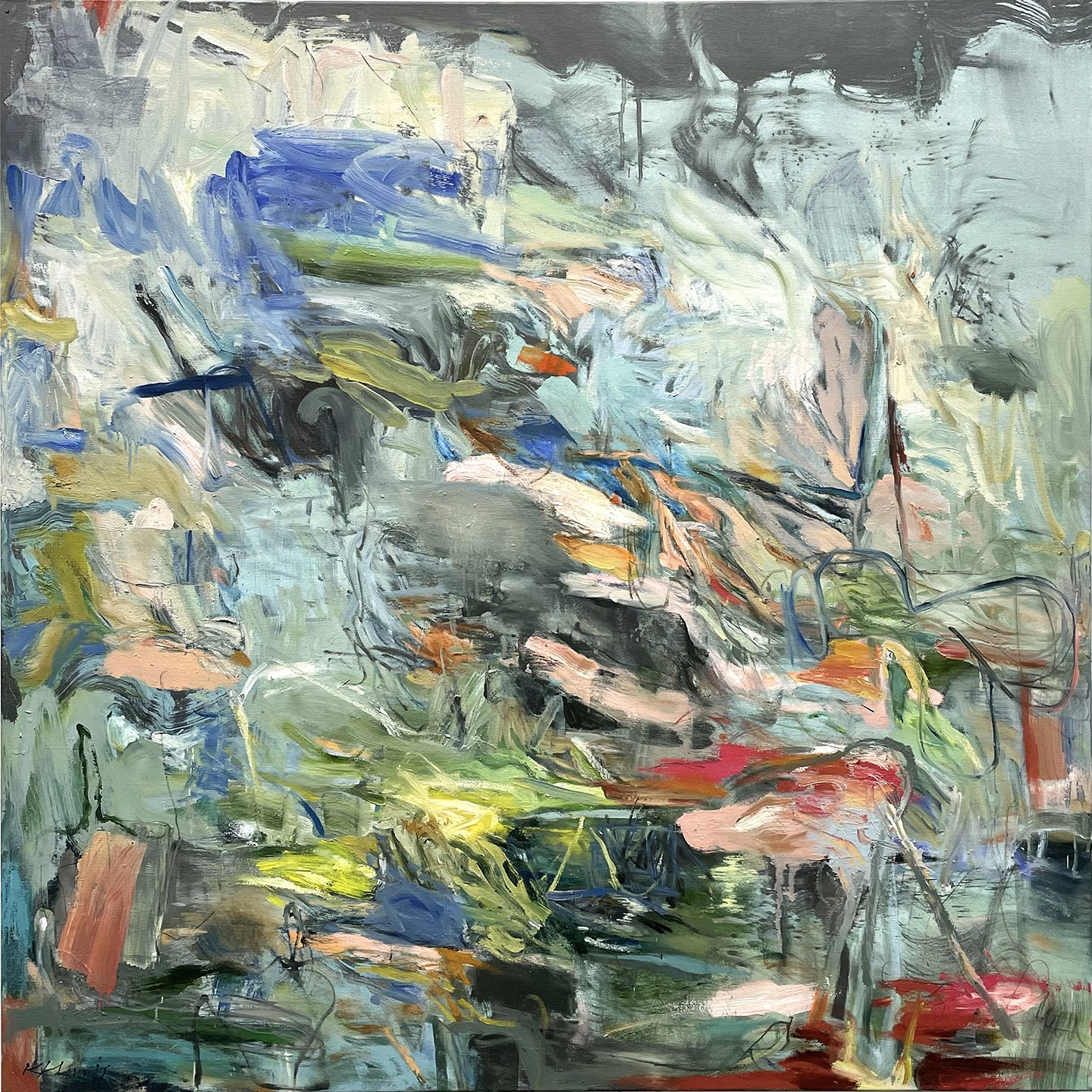 IDYLLWILD 48" x 48" 
Mixed media on canvas
(SOLD)