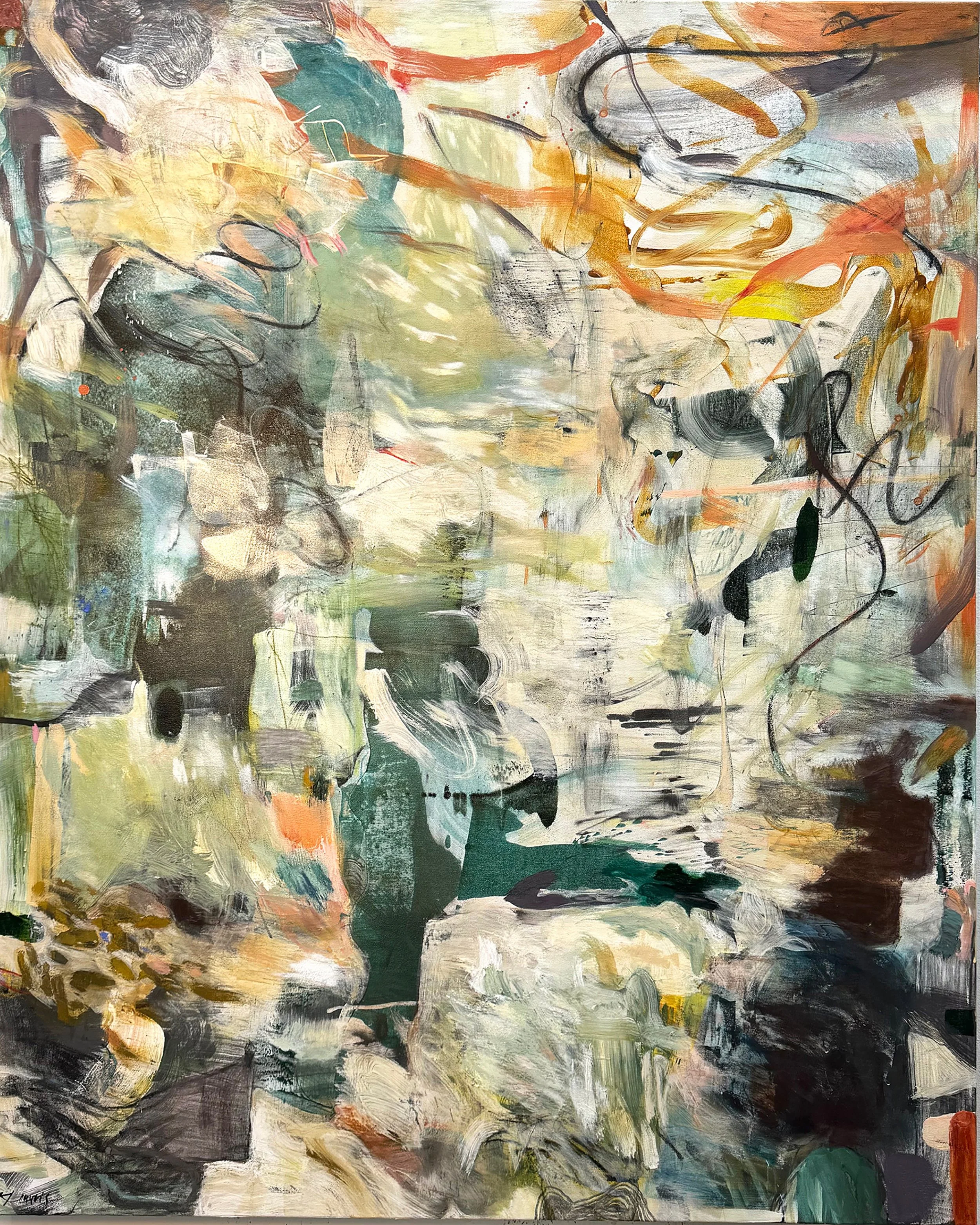 REFUGE 60" x 48"
Mixed media on canvas
