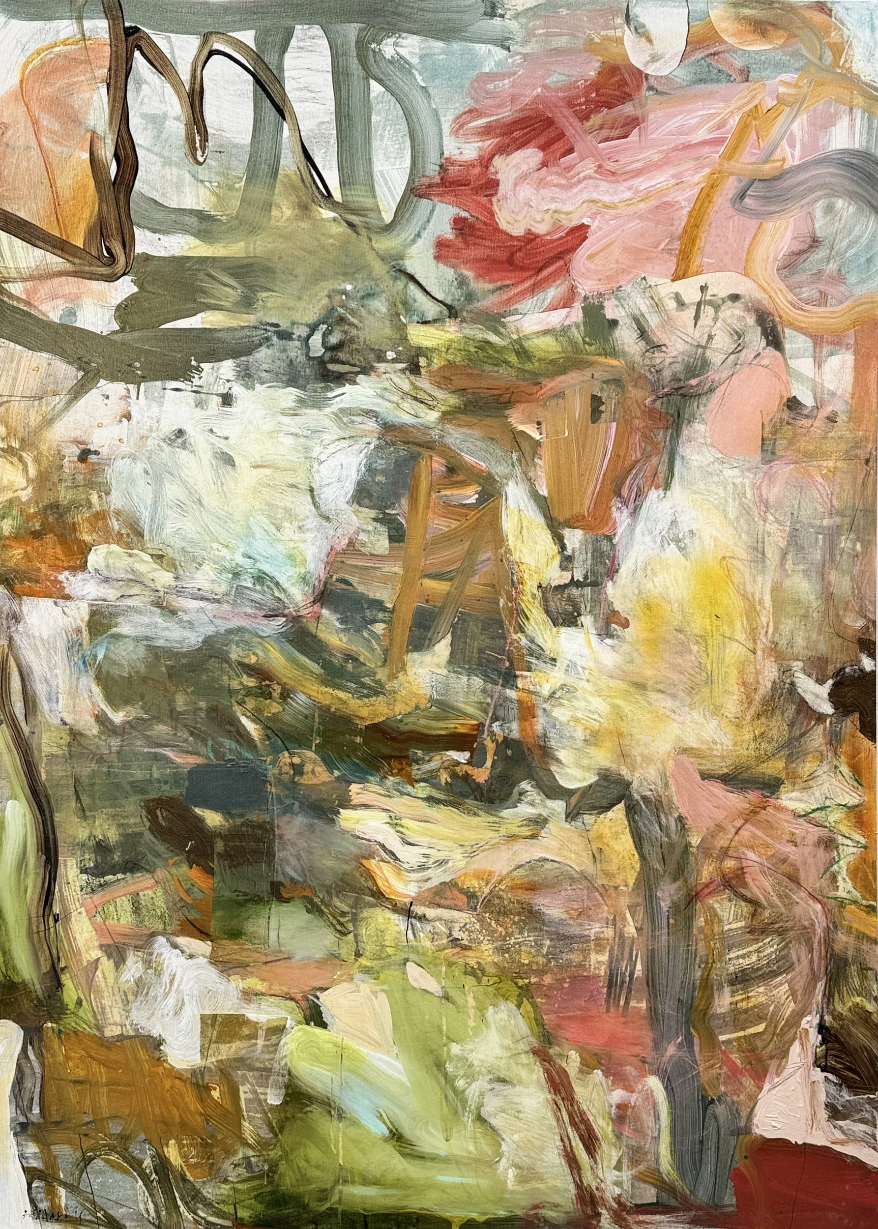 SWEETHEARTS OF THE RODEO
56" X 40" Mixed media on canvas