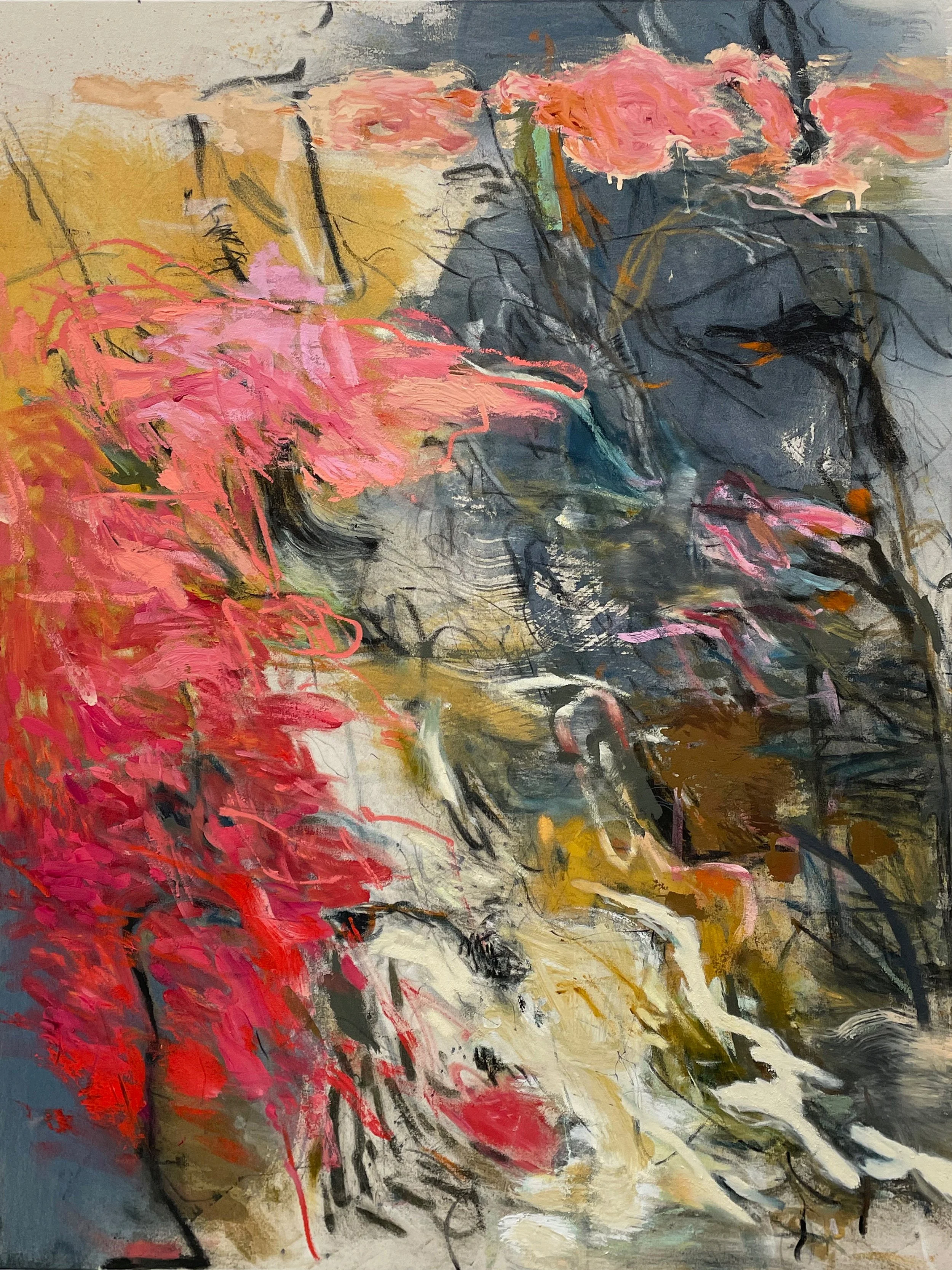 ABSENCE 48" x 36" 
Mixed media on unprimed canvas
(SOLD)
