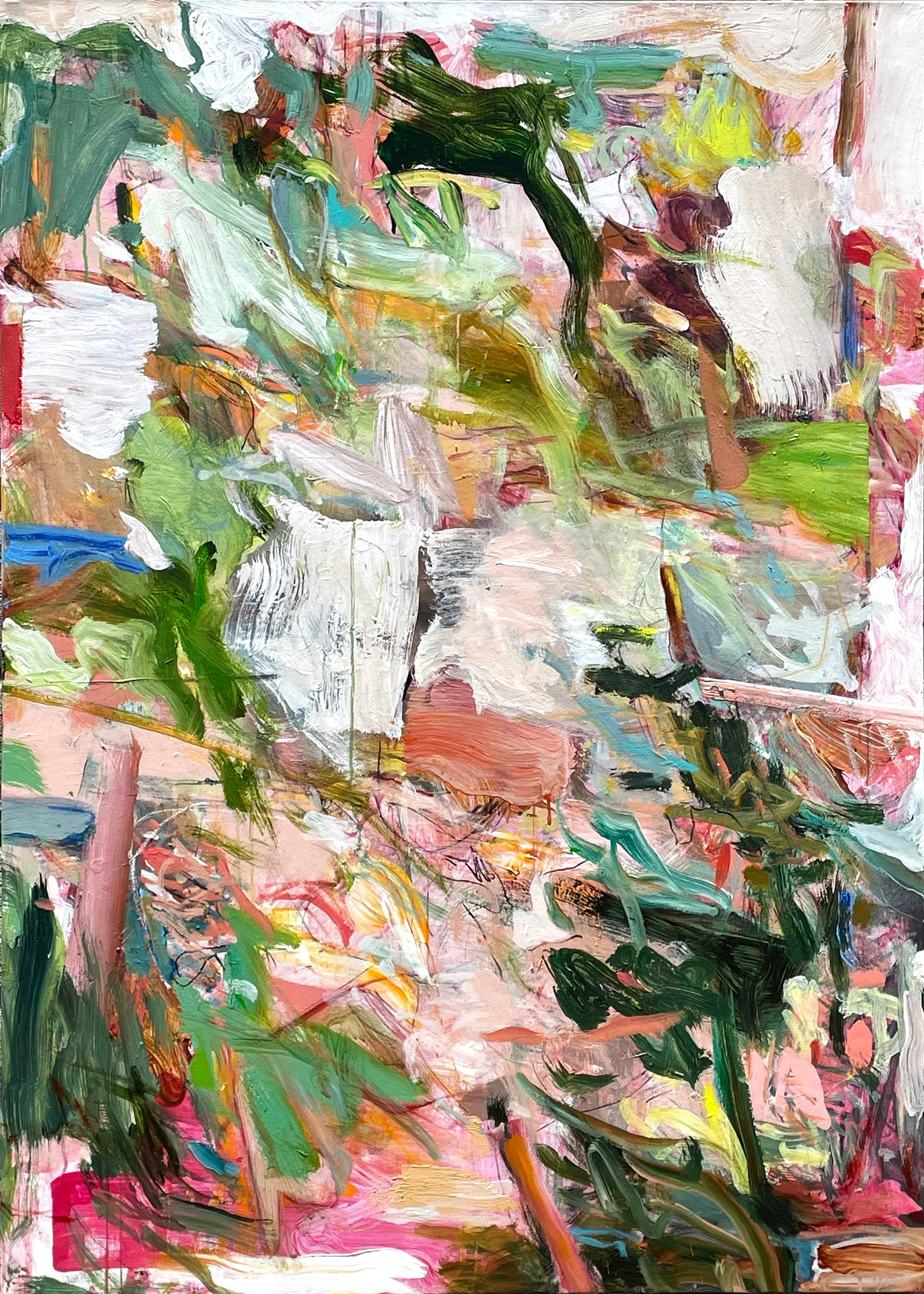 I HAD THE BEST INTENTIONS 56" X 40"  
Mixed media on canvas
(SOLD)