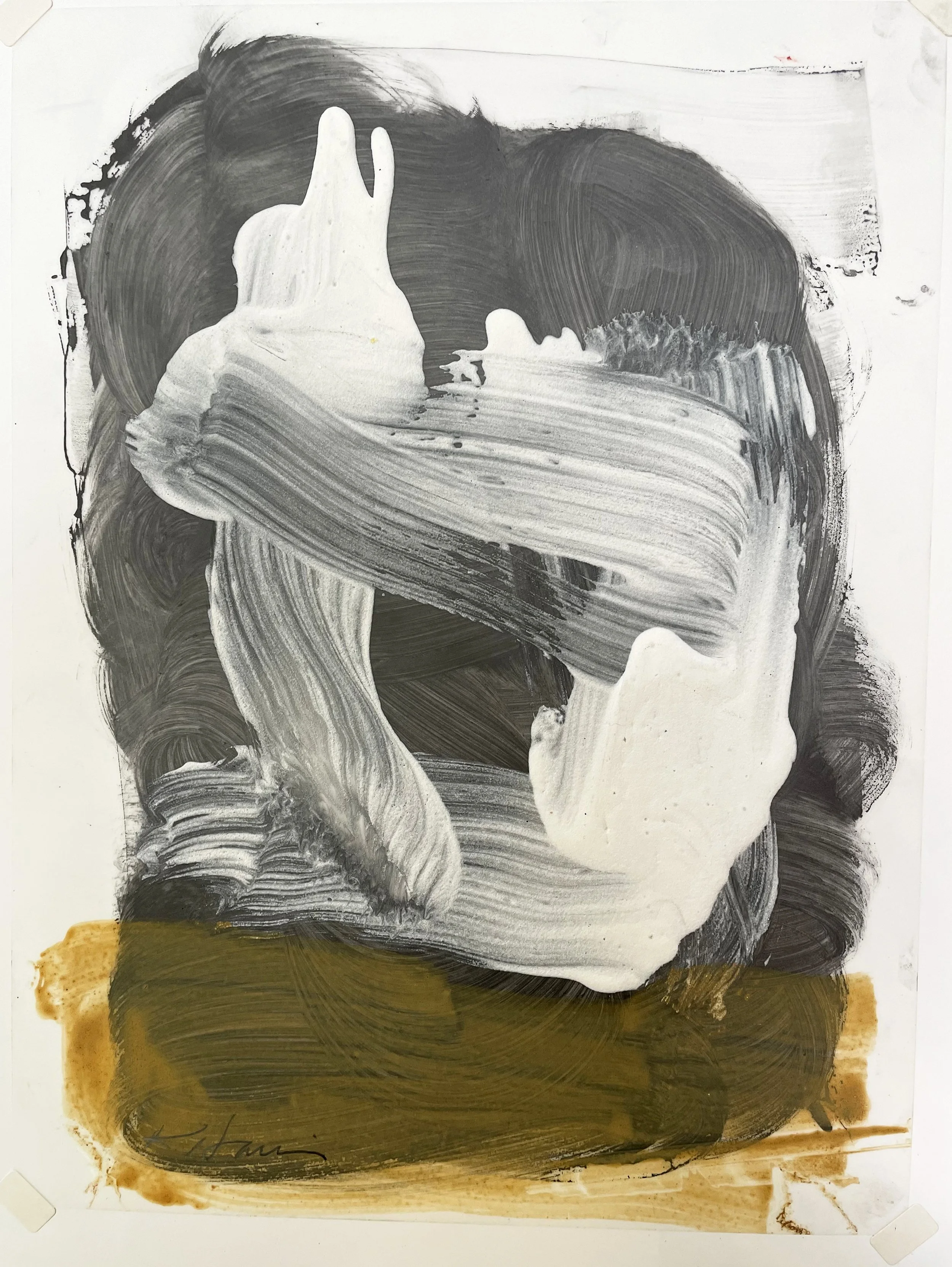 DRAWING #50 9" X 11"
Mixed media on synthetic paper