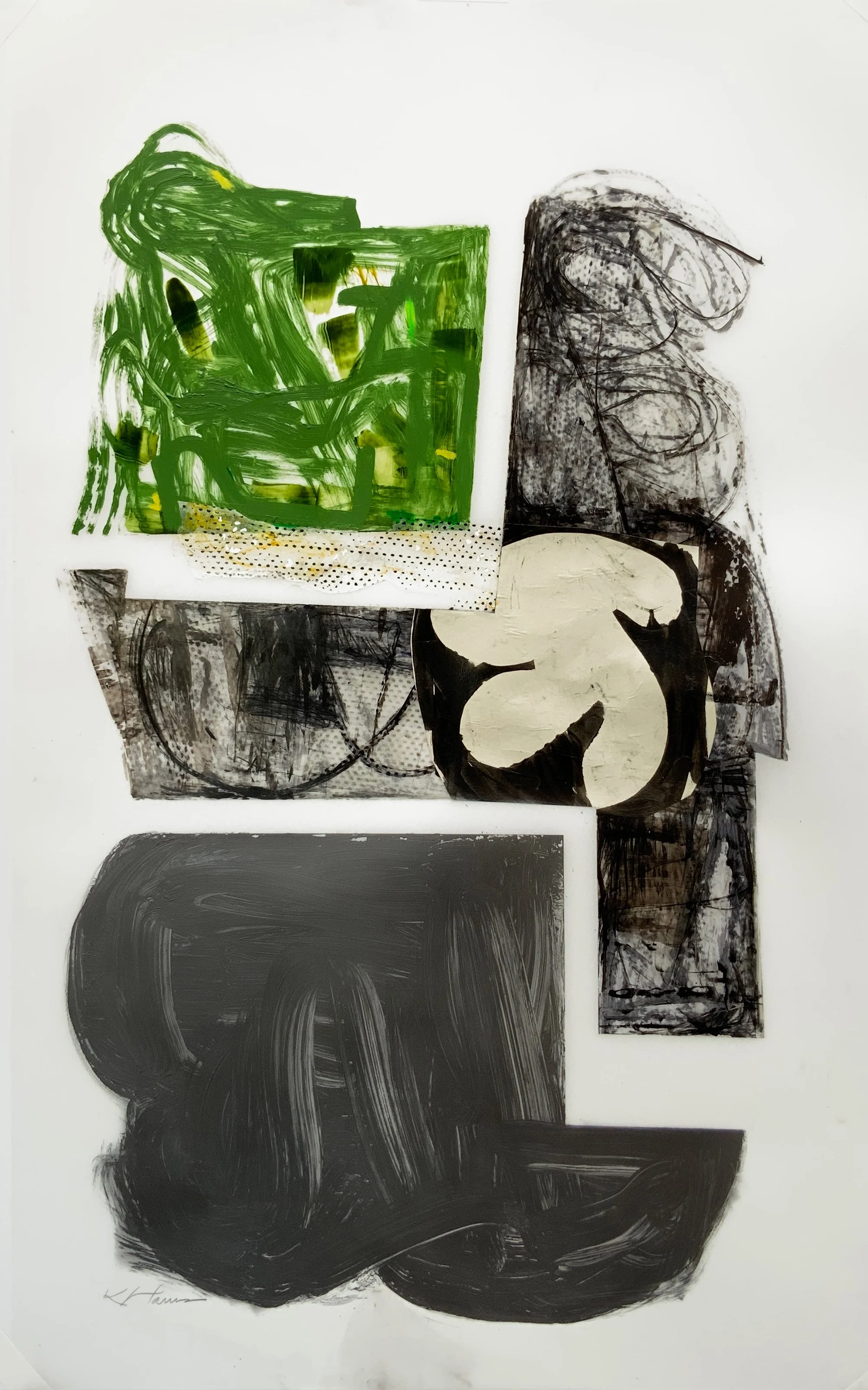 YARD SALE 40" X 25"  
Mixed media on synthetic paper
(SOLD)
