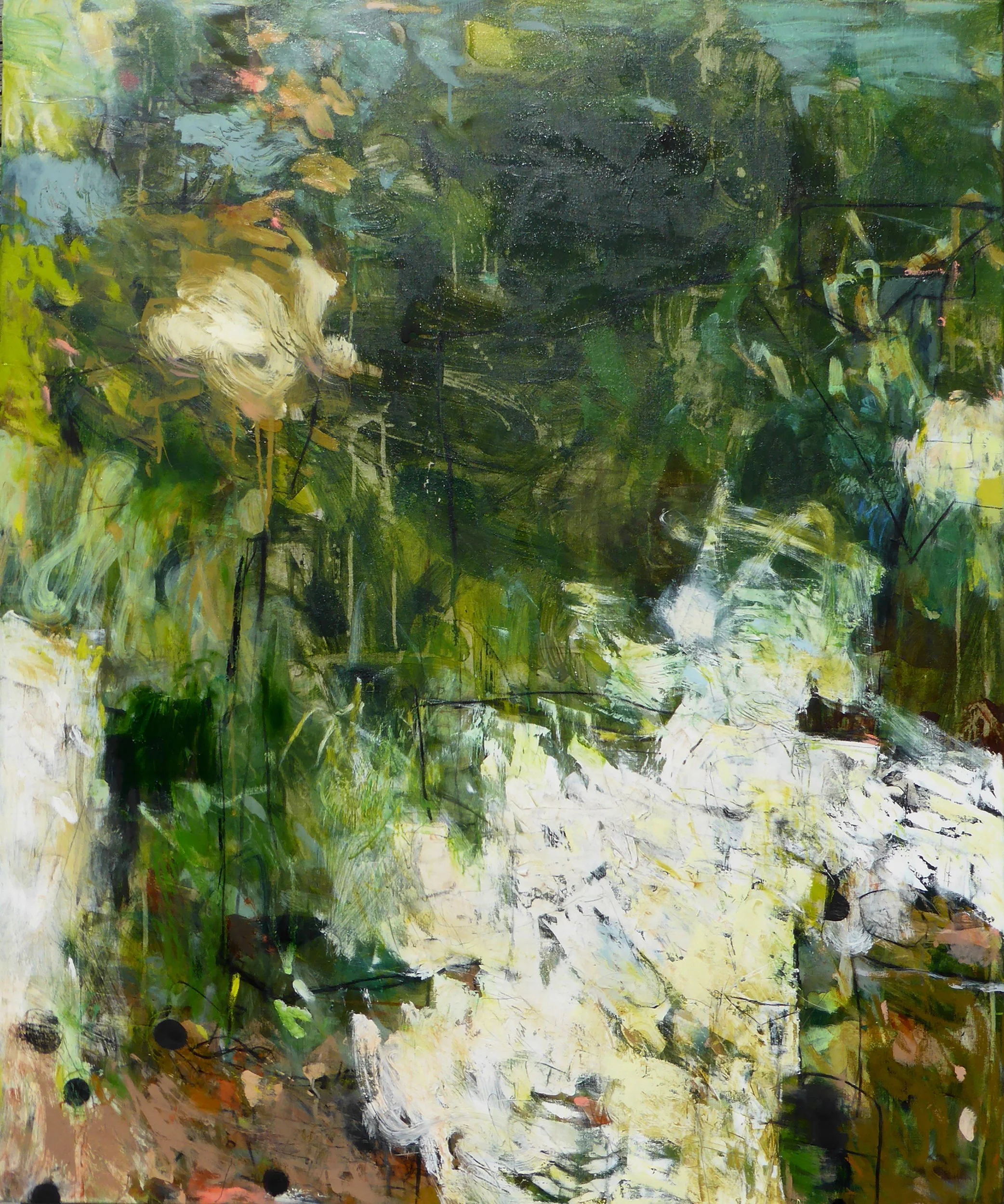 DEEP SOUTH 48" X 40"
Acrylic, plaster & glazing on canvas