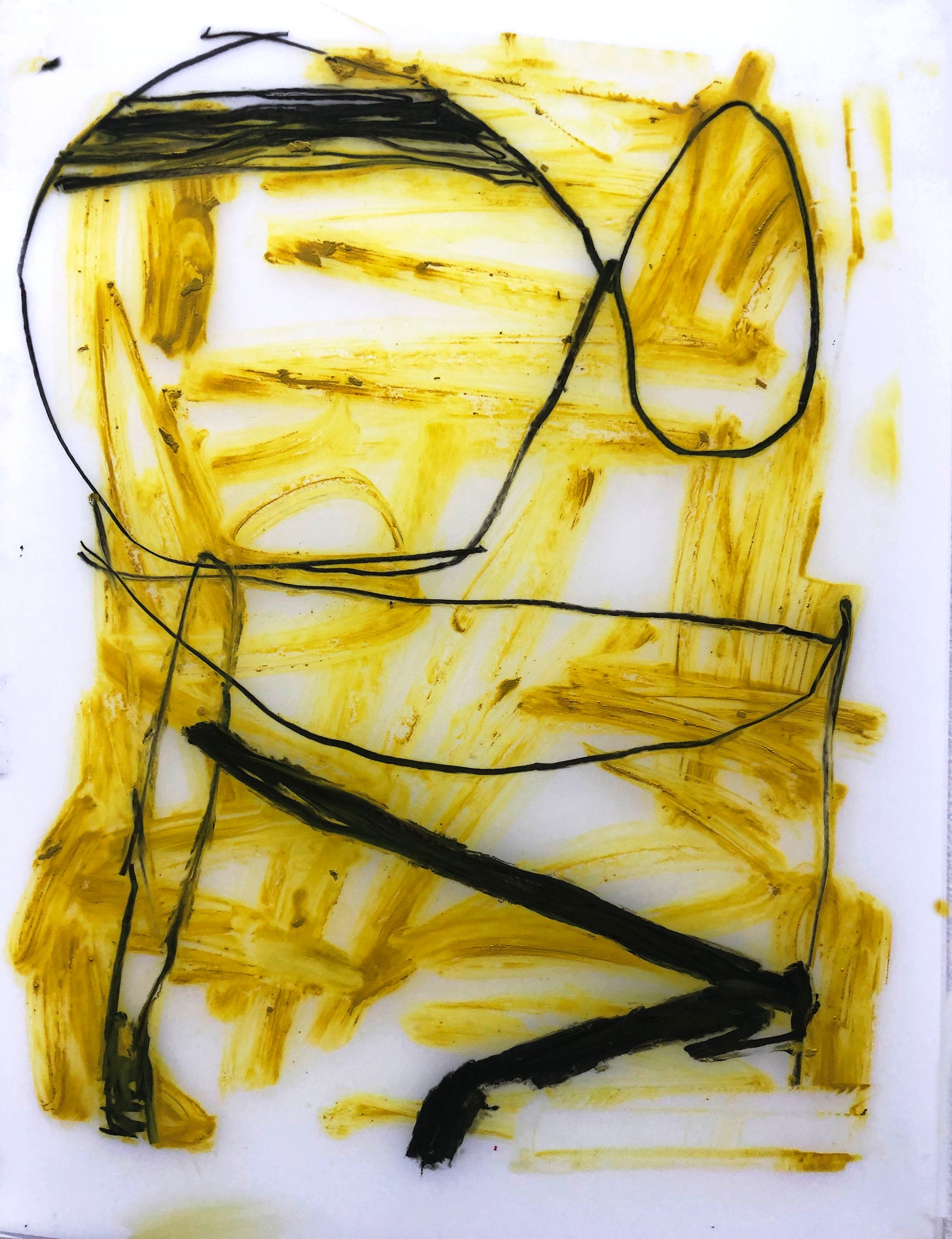 DRAWING 3 12" X 9"
Mixed media on synthetic paper