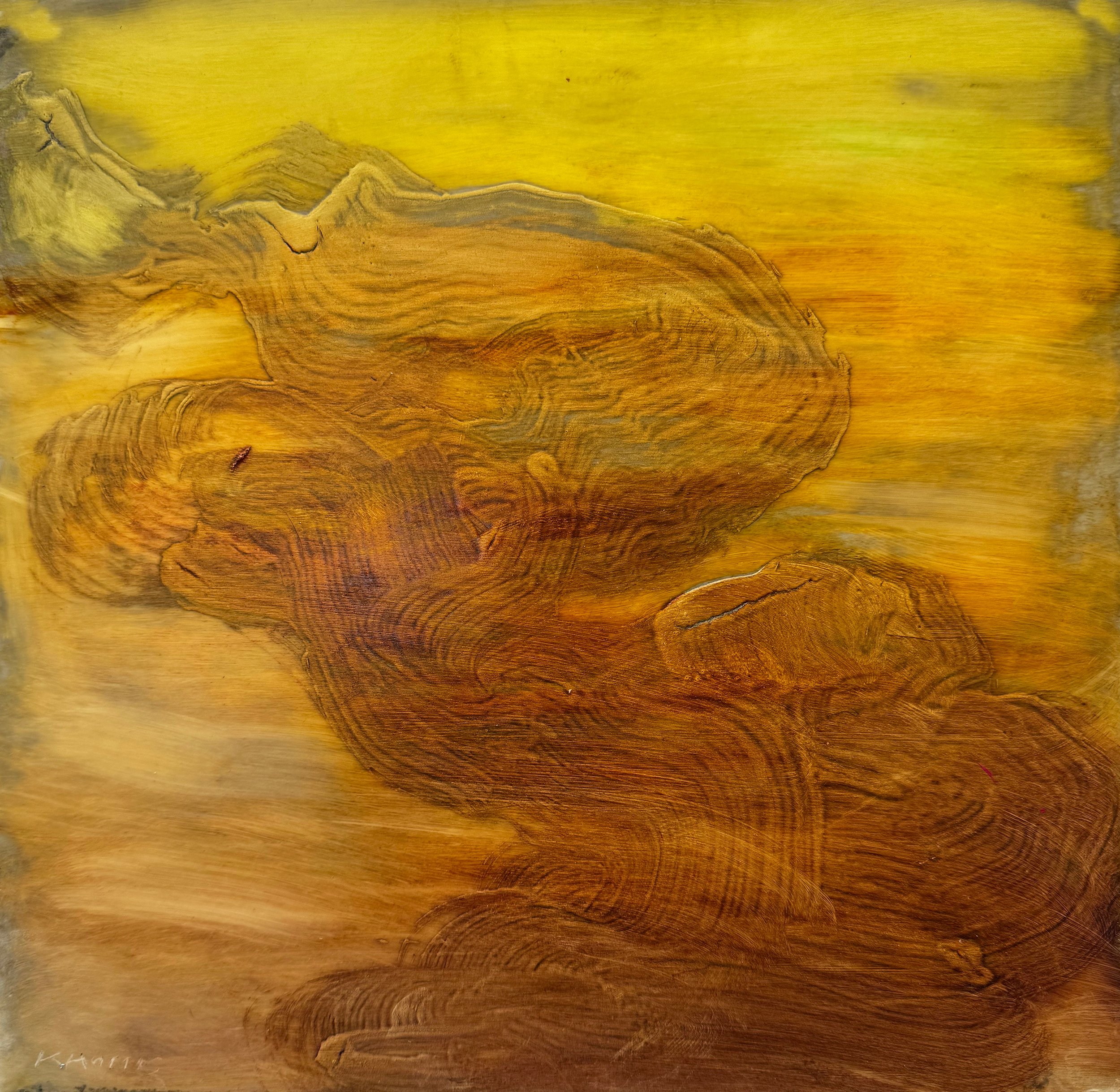THE TREE 8" x 10"  
Mixed media on synthetic paper
(SOLD)