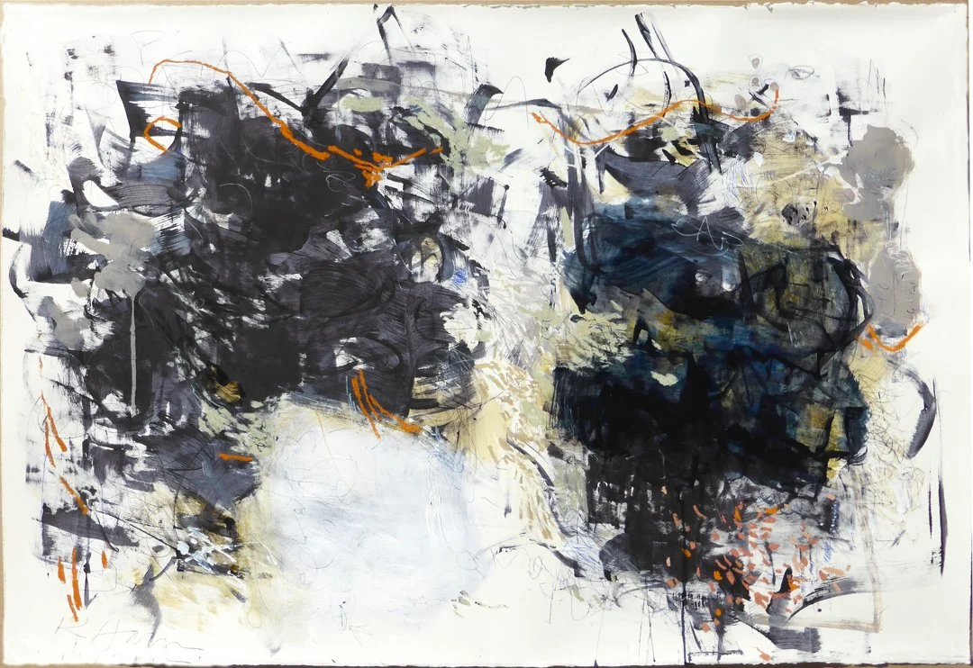 TRADE WINDS 40" X 52"
Acrylic, ink & oil on Arches paper
