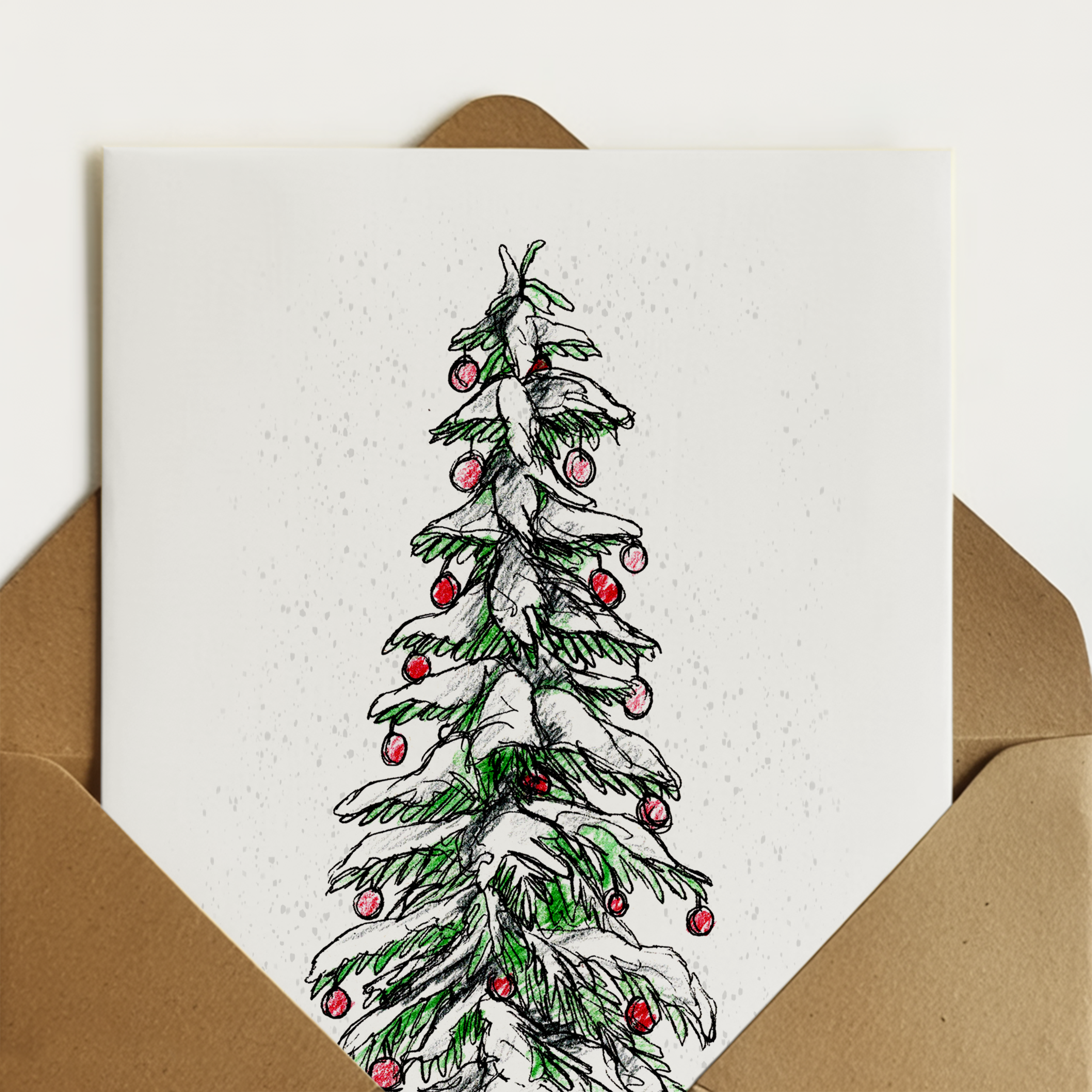 Christmas Tree - Greeting Card