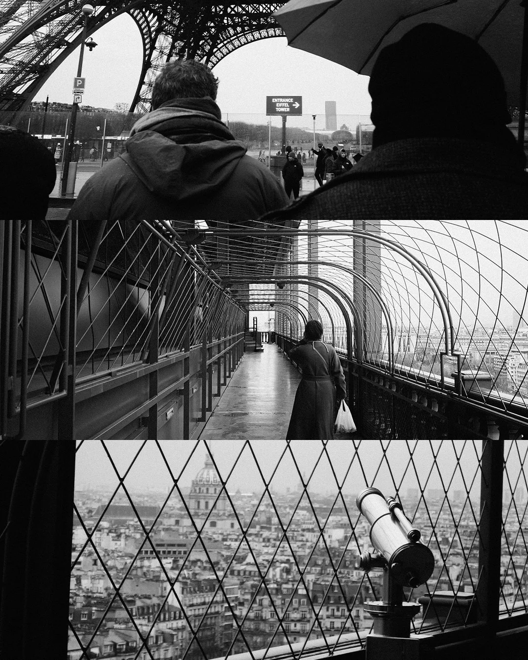 En Par&iacute;s, Enero 2025. Subida a la Torre Eiffel en un d&iacute;a con bastante lluvia. 
.
📷Xiaomi 14 Ultra.