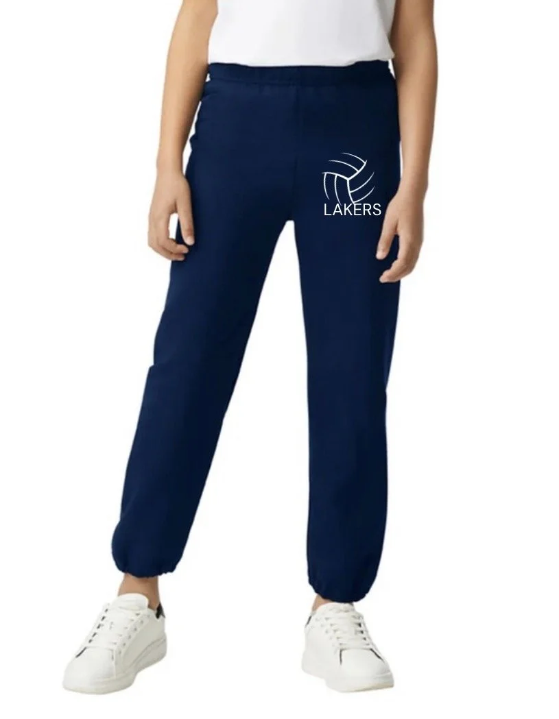 PL Volleyball Youth Navy Sweatpants