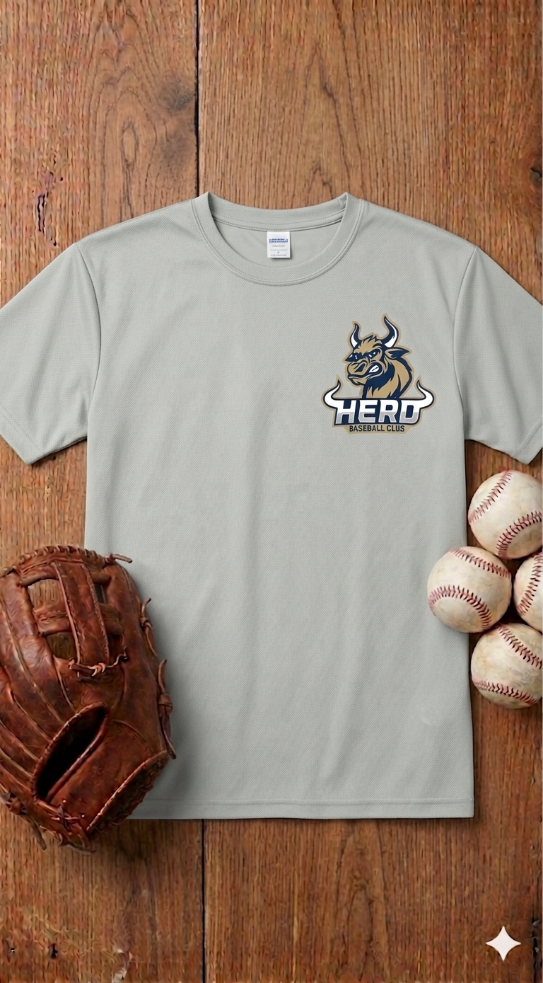 Herd Baseball Sport Tek Tee
